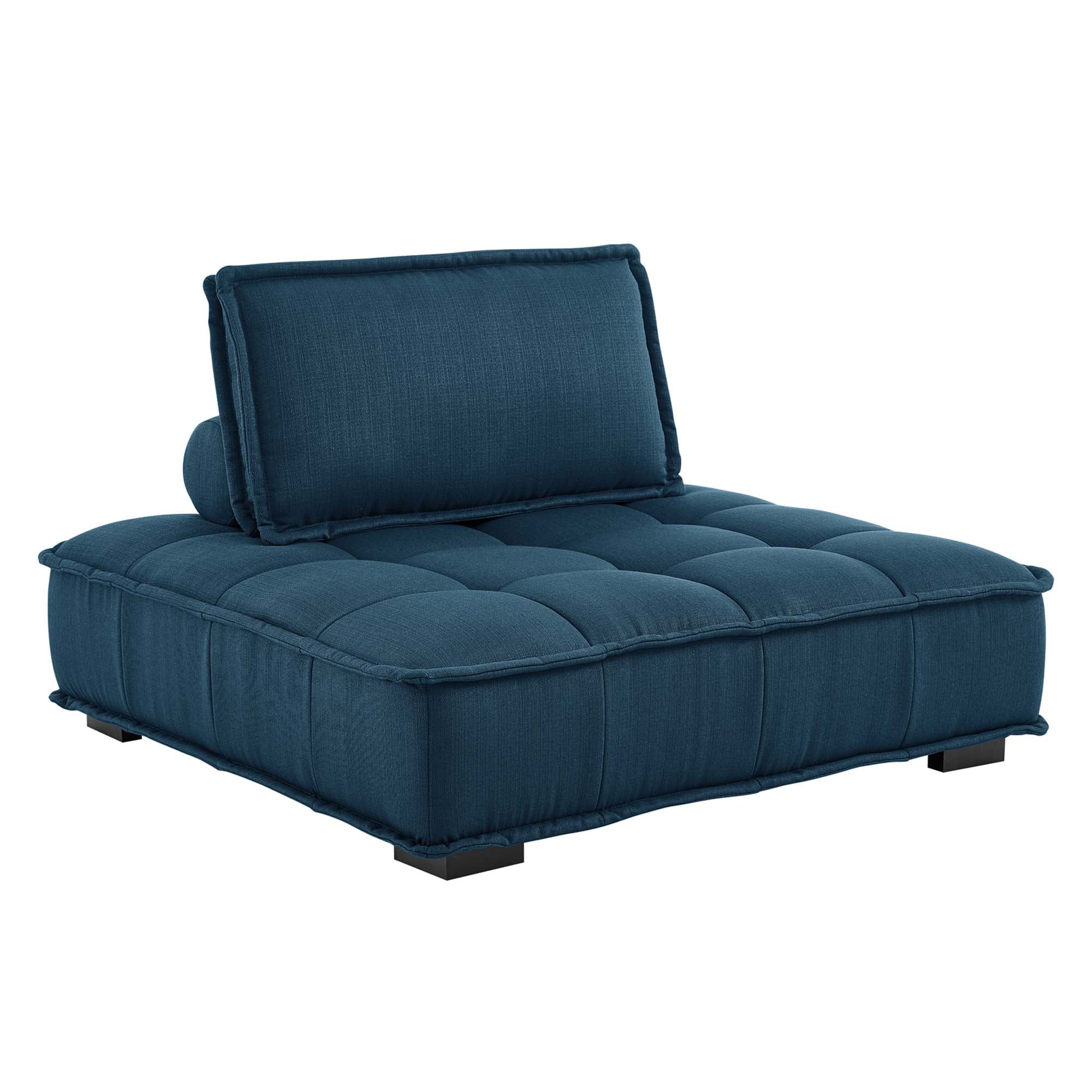 Saunter 5-Piece Tufted Fabric Fabric Sectional Sofa by Modway