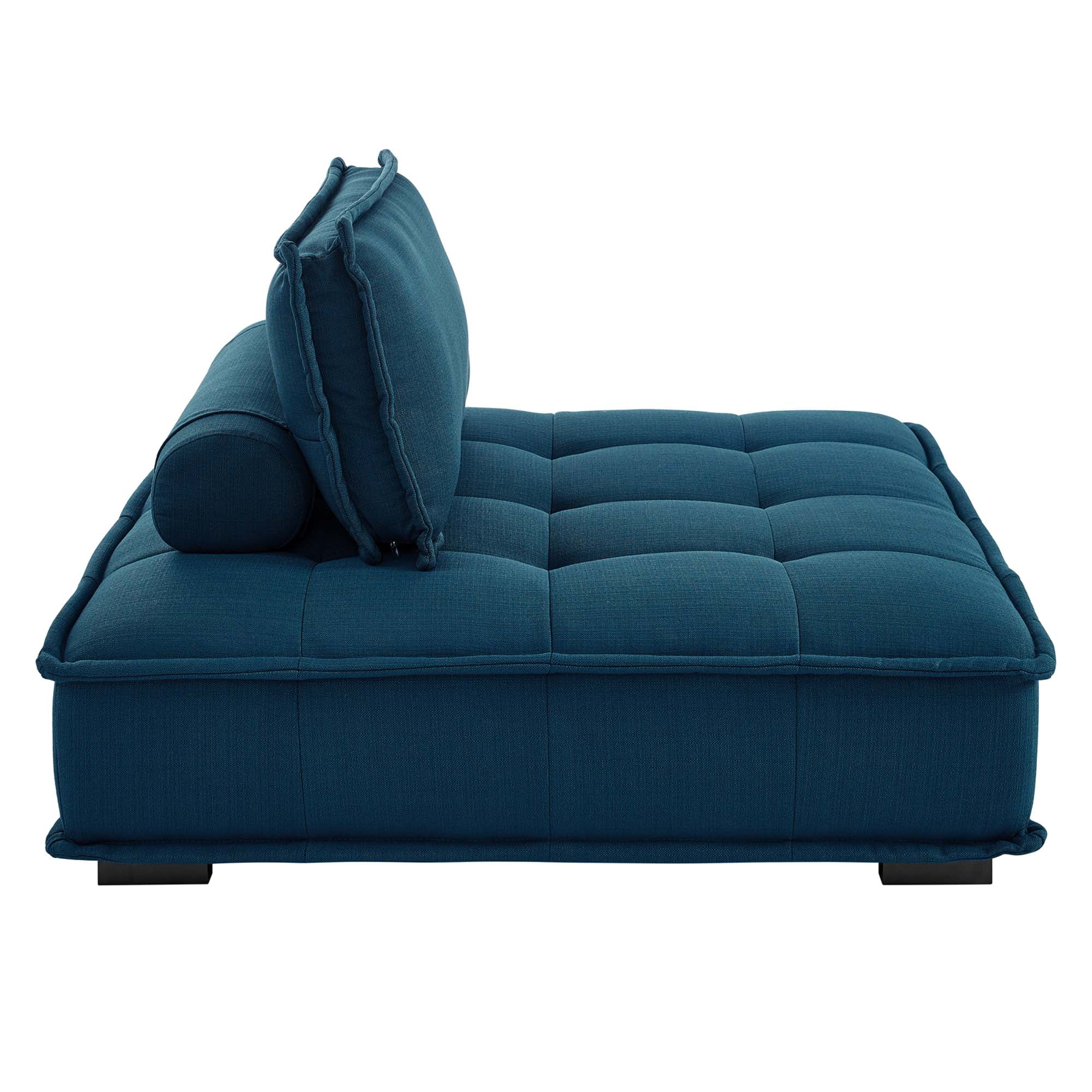 Saunter 5-Piece Tufted Fabric Fabric Sectional Sofa by Modway