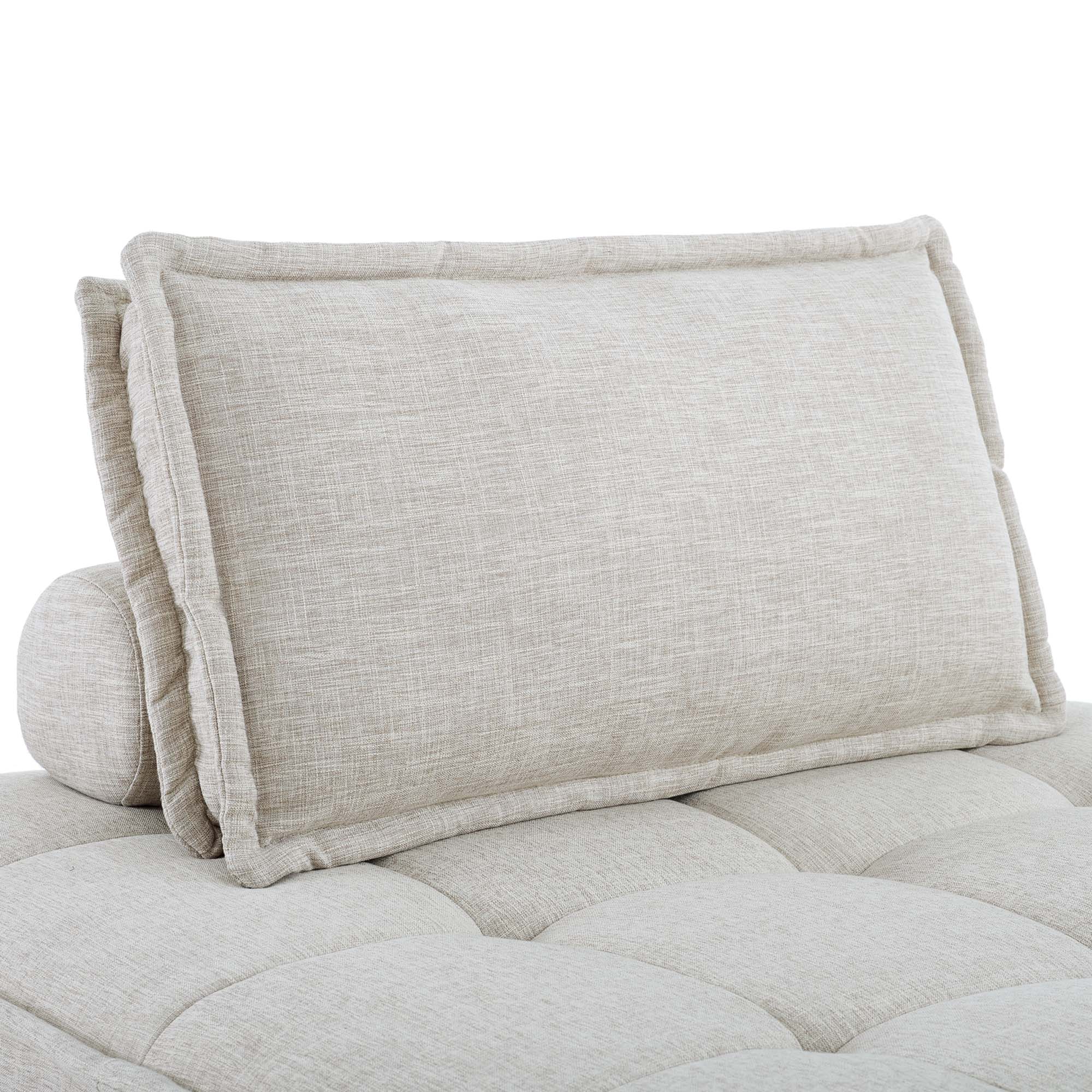 Saunter 5-Piece Tufted Fabric Fabric Sectional Sofa by Modway