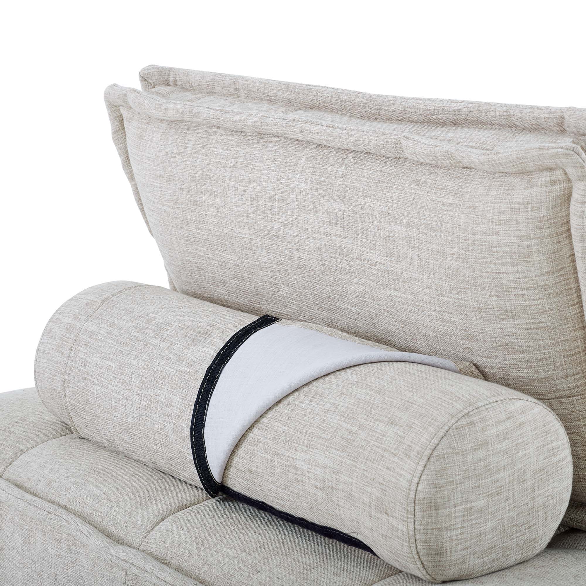Saunter 5-Piece Tufted Fabric Fabric Sectional Sofa by Modway