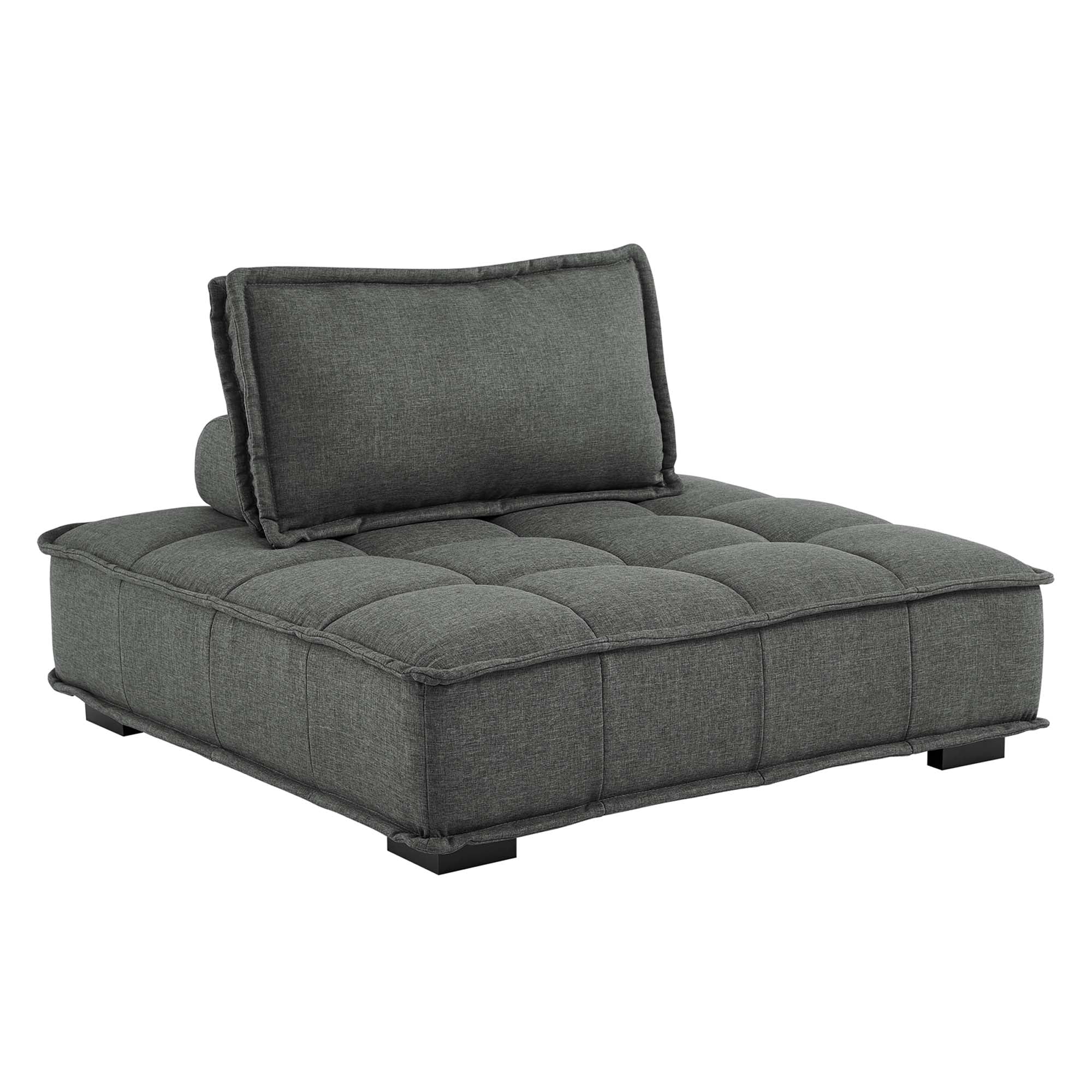 Saunter 5-Piece Tufted Fabric Fabric Sectional Sofa by Modway