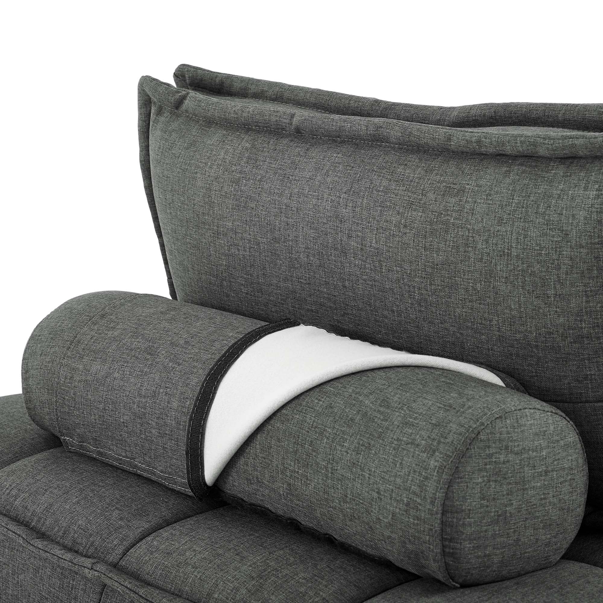 Saunter 5-Piece Tufted Fabric Fabric Sectional Sofa by Modway