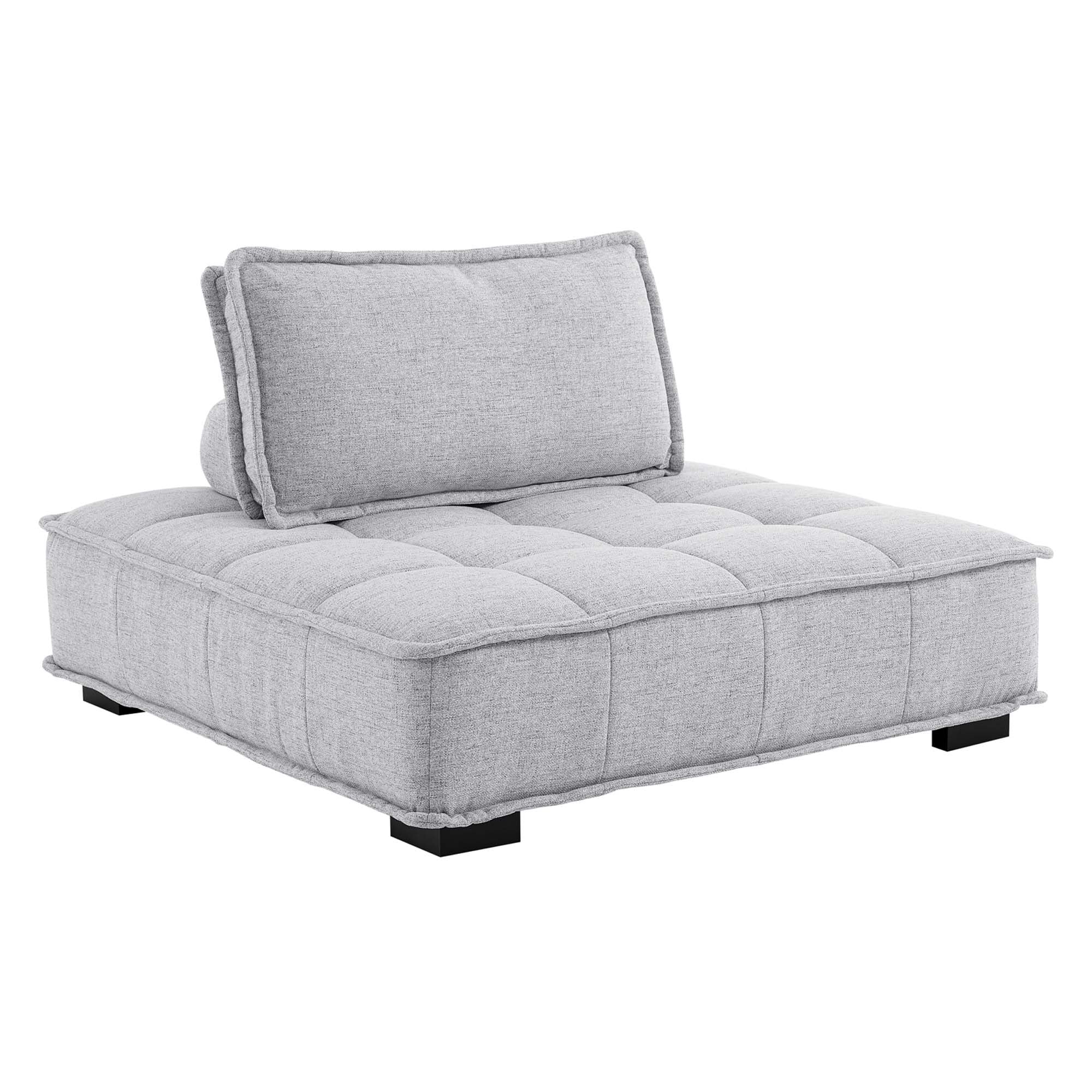 Saunter 5-Piece Tufted Fabric Fabric Sectional Sofa by Modway