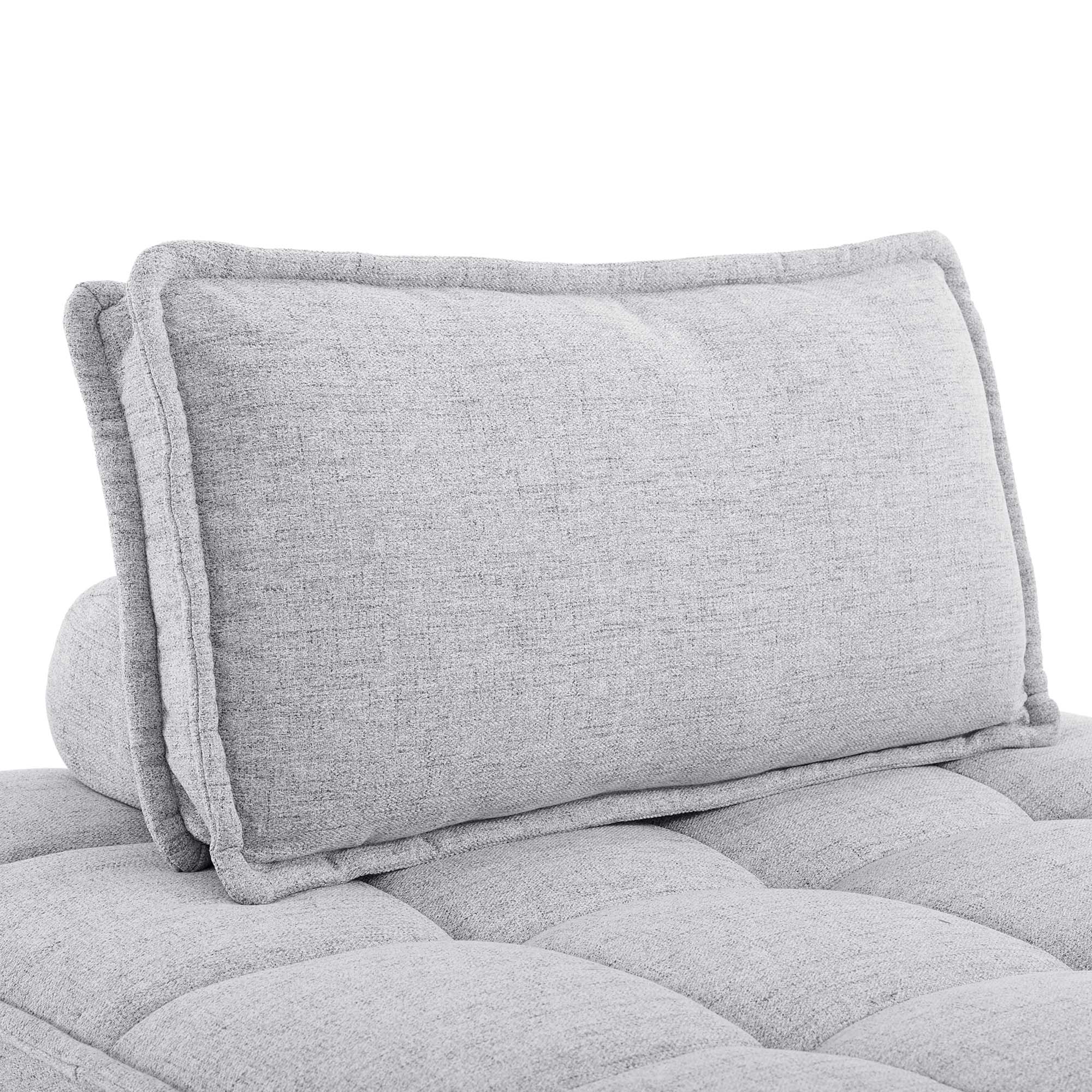 Saunter 5-Piece Tufted Fabric Fabric Sectional Sofa by Modway