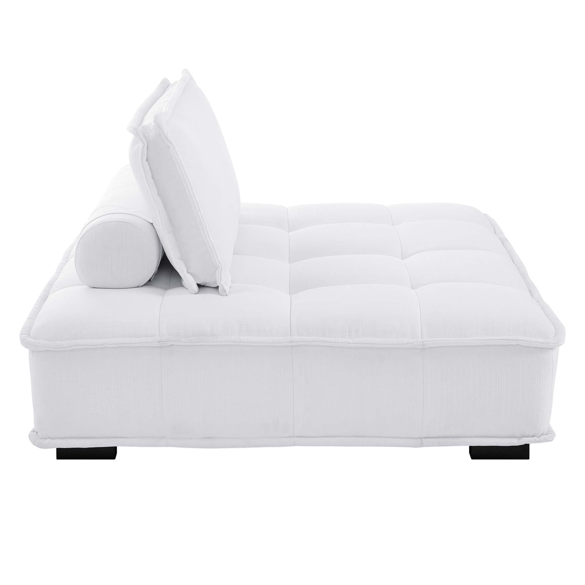 Saunter 5-Piece Tufted Fabric Fabric Sectional Sofa by Modway