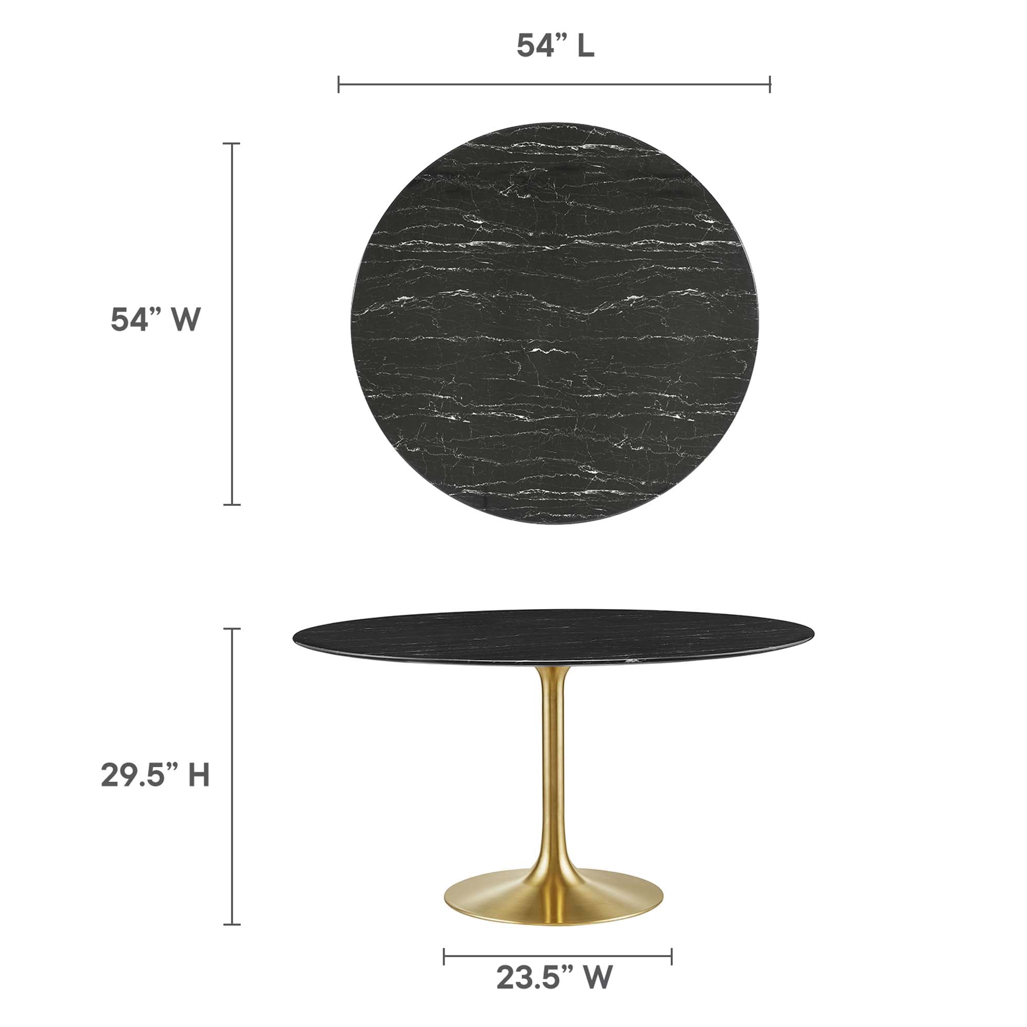 Lippa Round 54" Dining Table by Modway