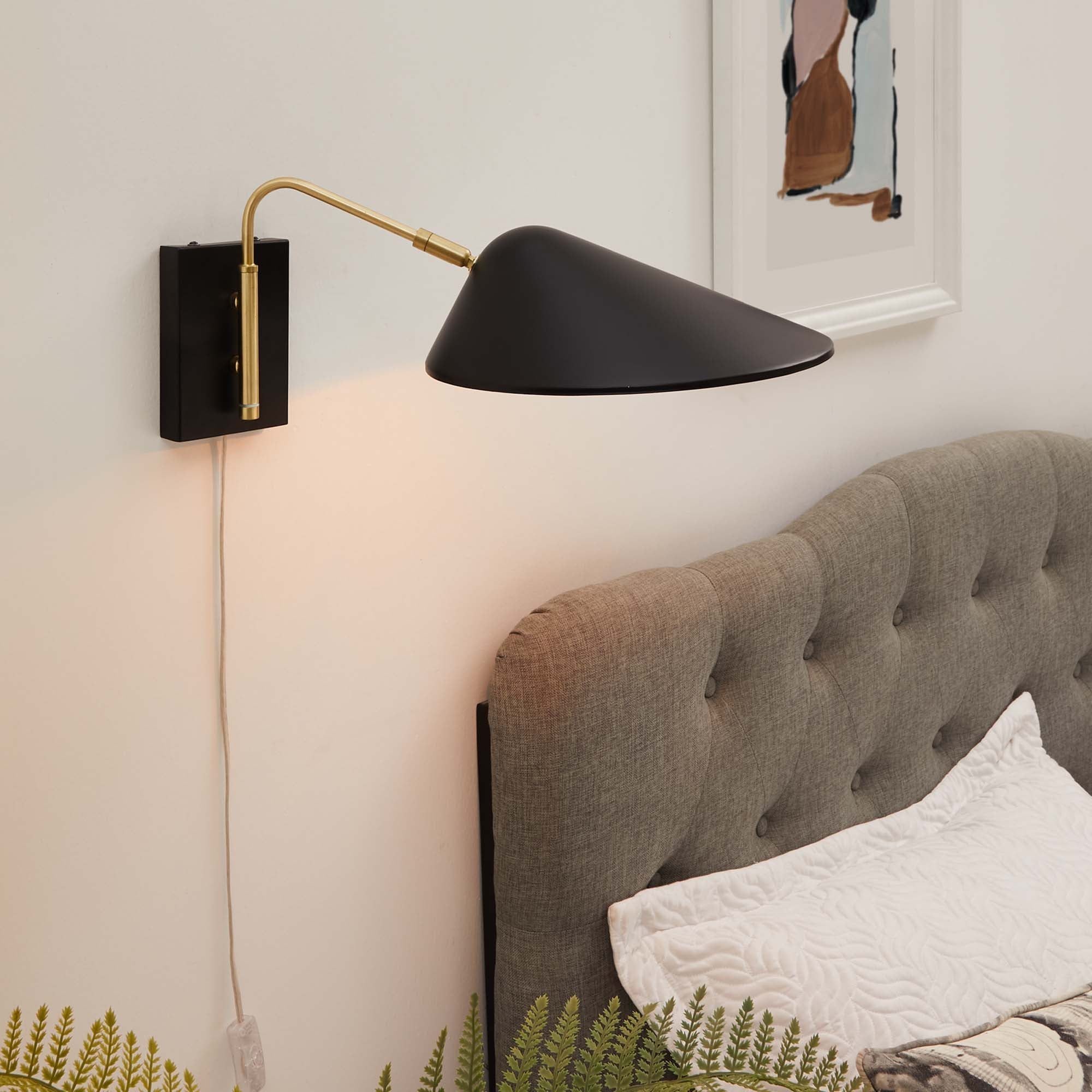 Journey 7" Swing Arm Wall Sconce by Modway