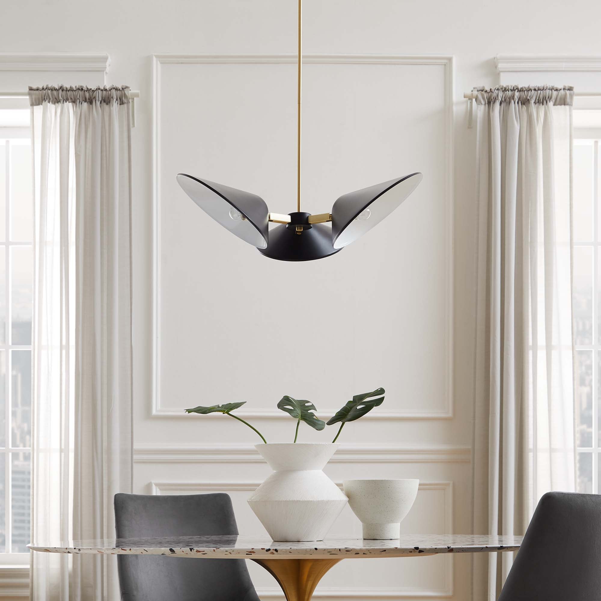 Journey 3-Light 3" Arm Pendant by Modway