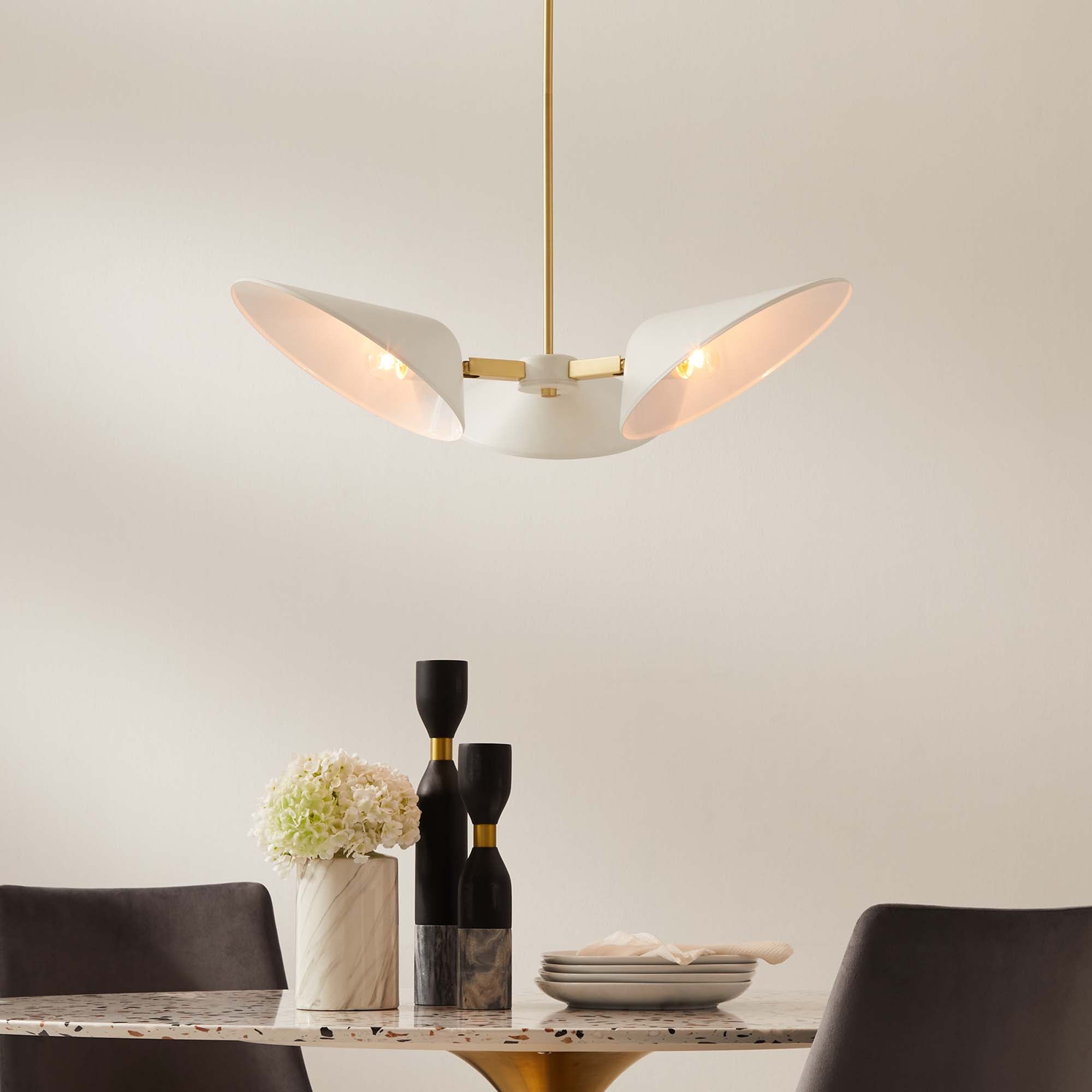 Journey 3-Light 3" Arm Pendant by Modway