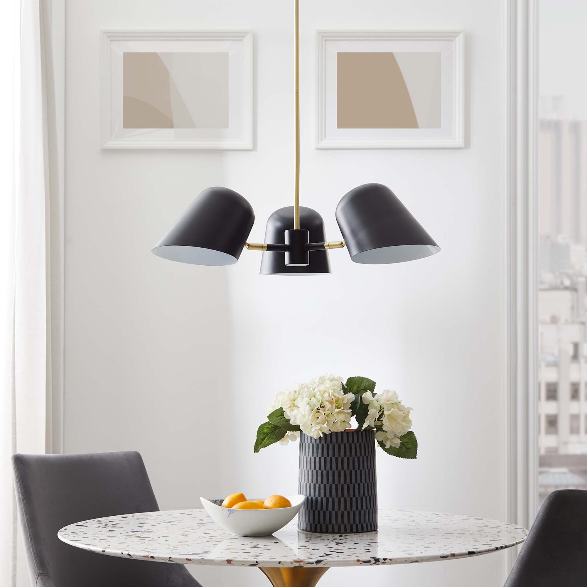 Briana 3-Light Pendant Light by Modway