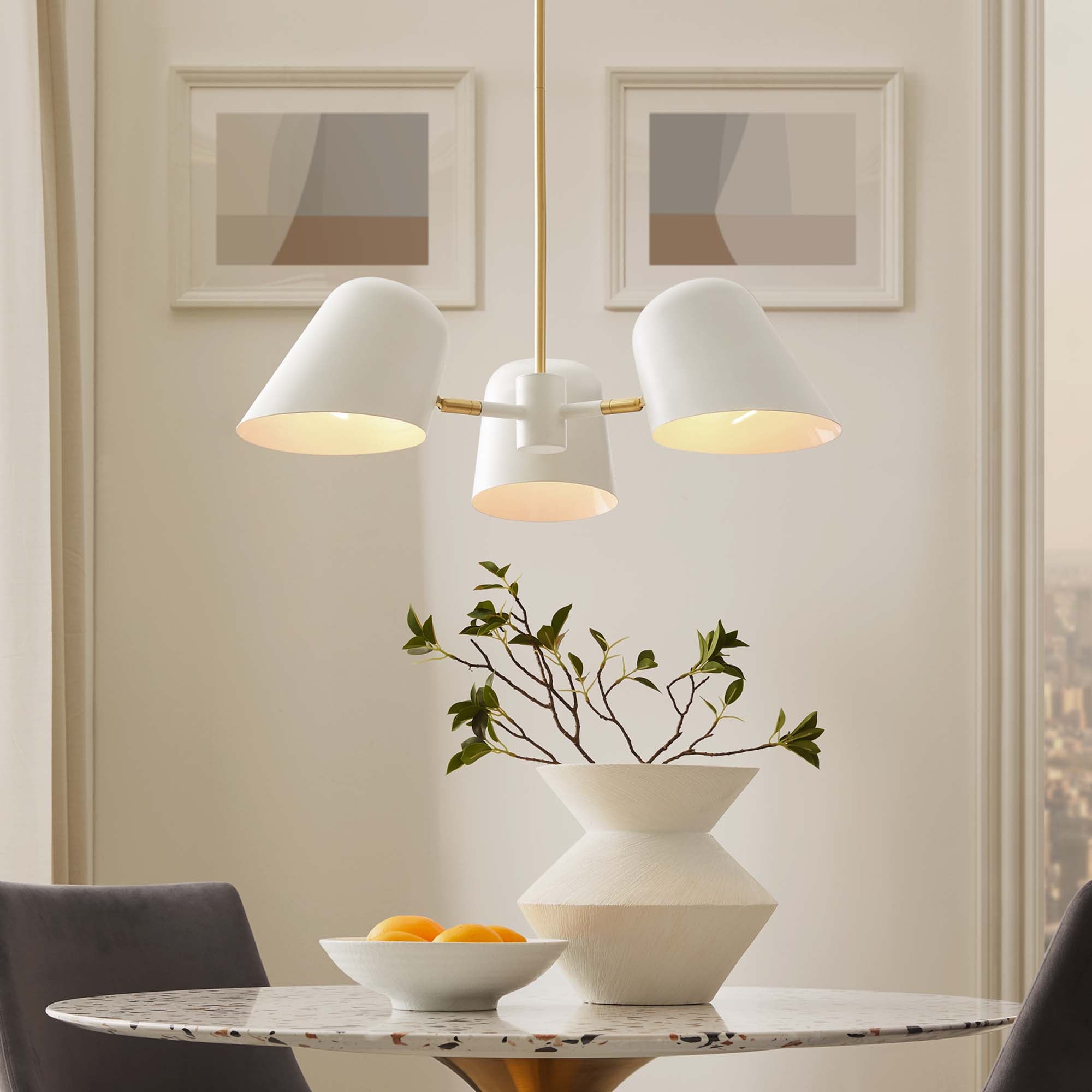 Briana 3-Light Pendant Light by Modway