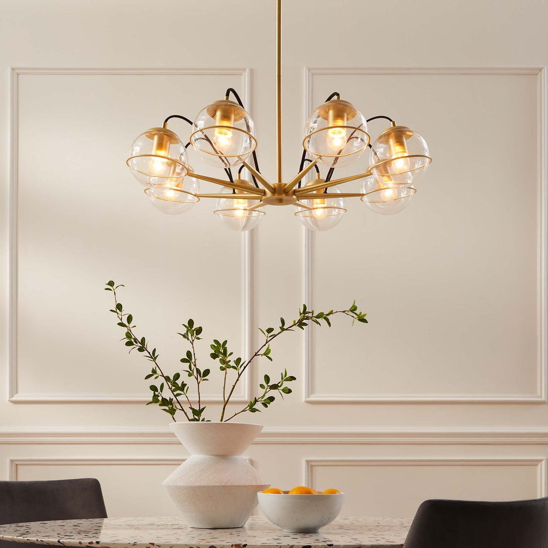 Hanna 8-Light Chandelier by Modway
