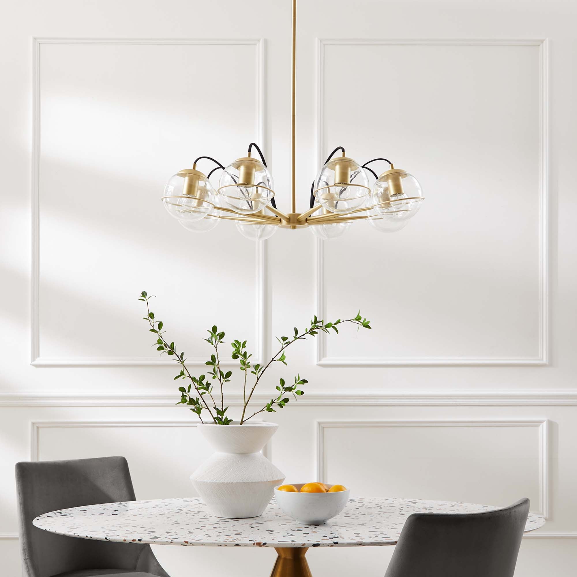 Hanna 8-Light Chandelier by Modway