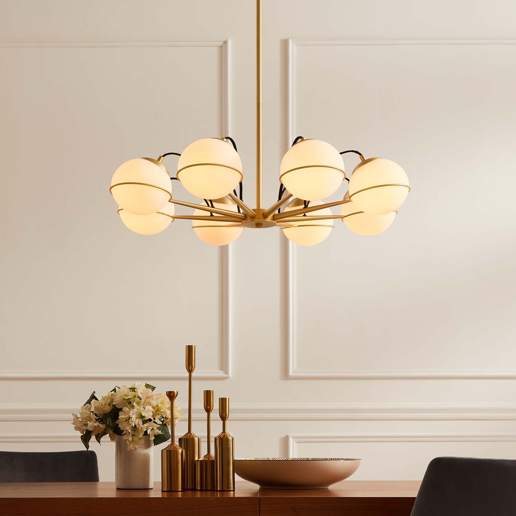 Hanna 8-Light Chandelier by Modway