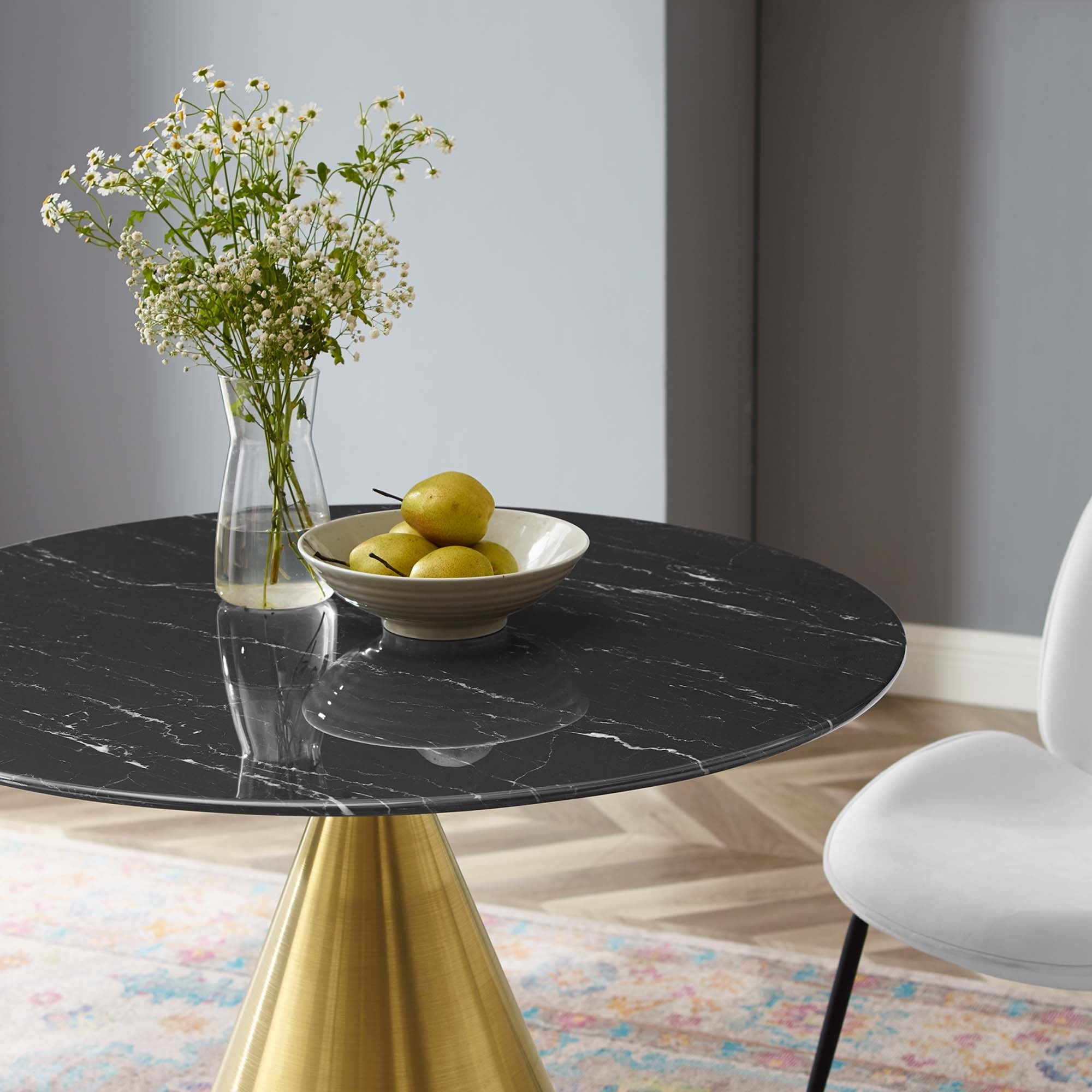Tupelo 36" Artificial Marble Dining Table by Modway