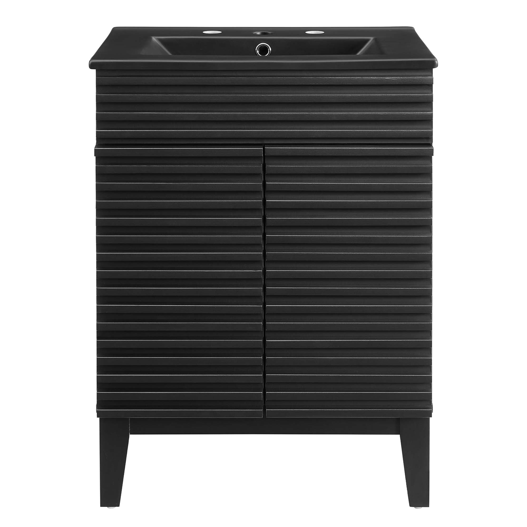 Render Bathroom Vanity with Black Basin Included by Modway