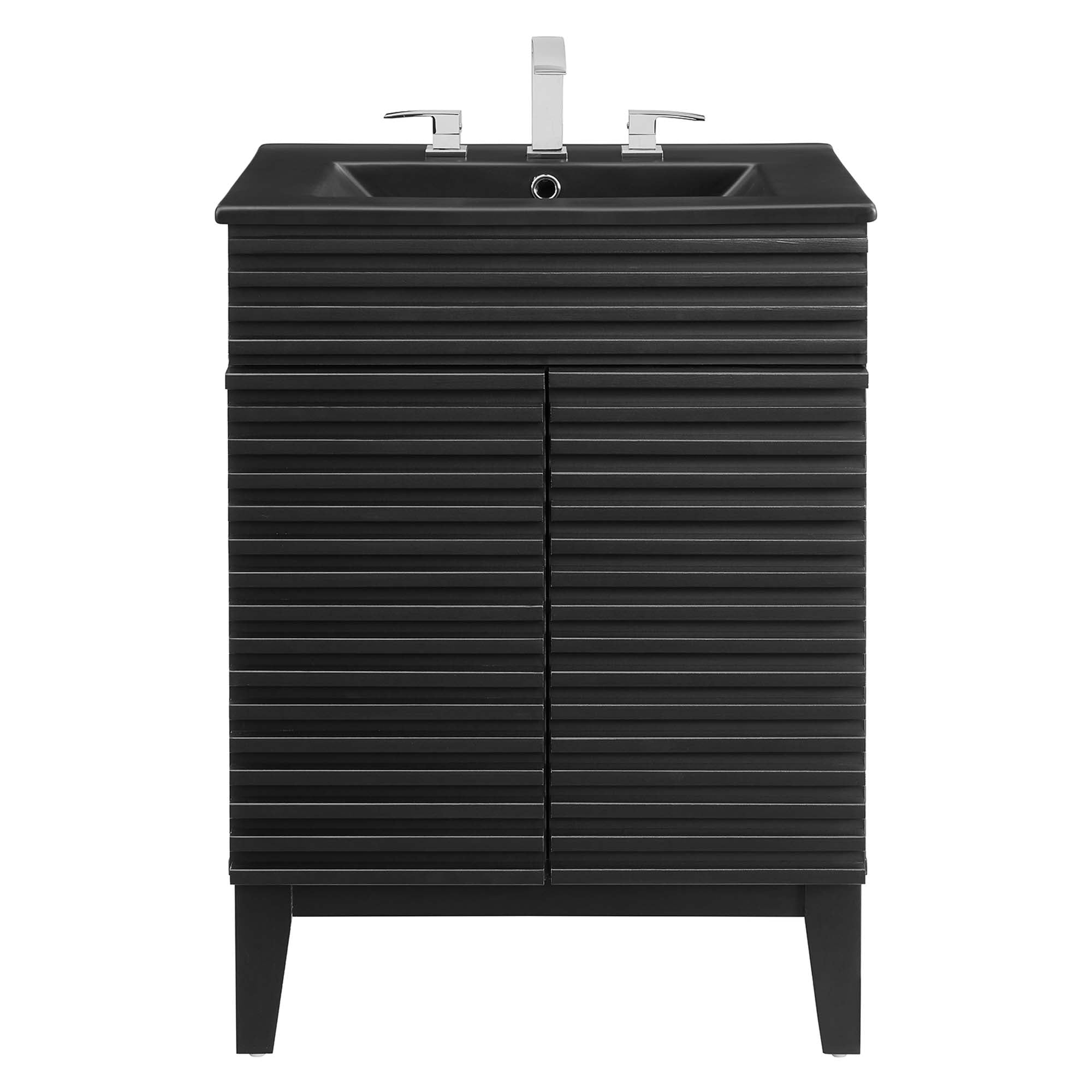 Render Bathroom Vanity with Black Basin Included by Modway