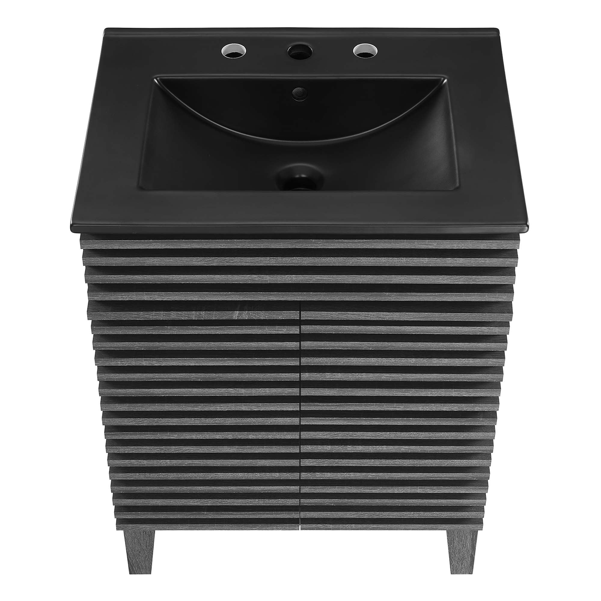 Render Bathroom Vanity with Black Basin Included by Modway