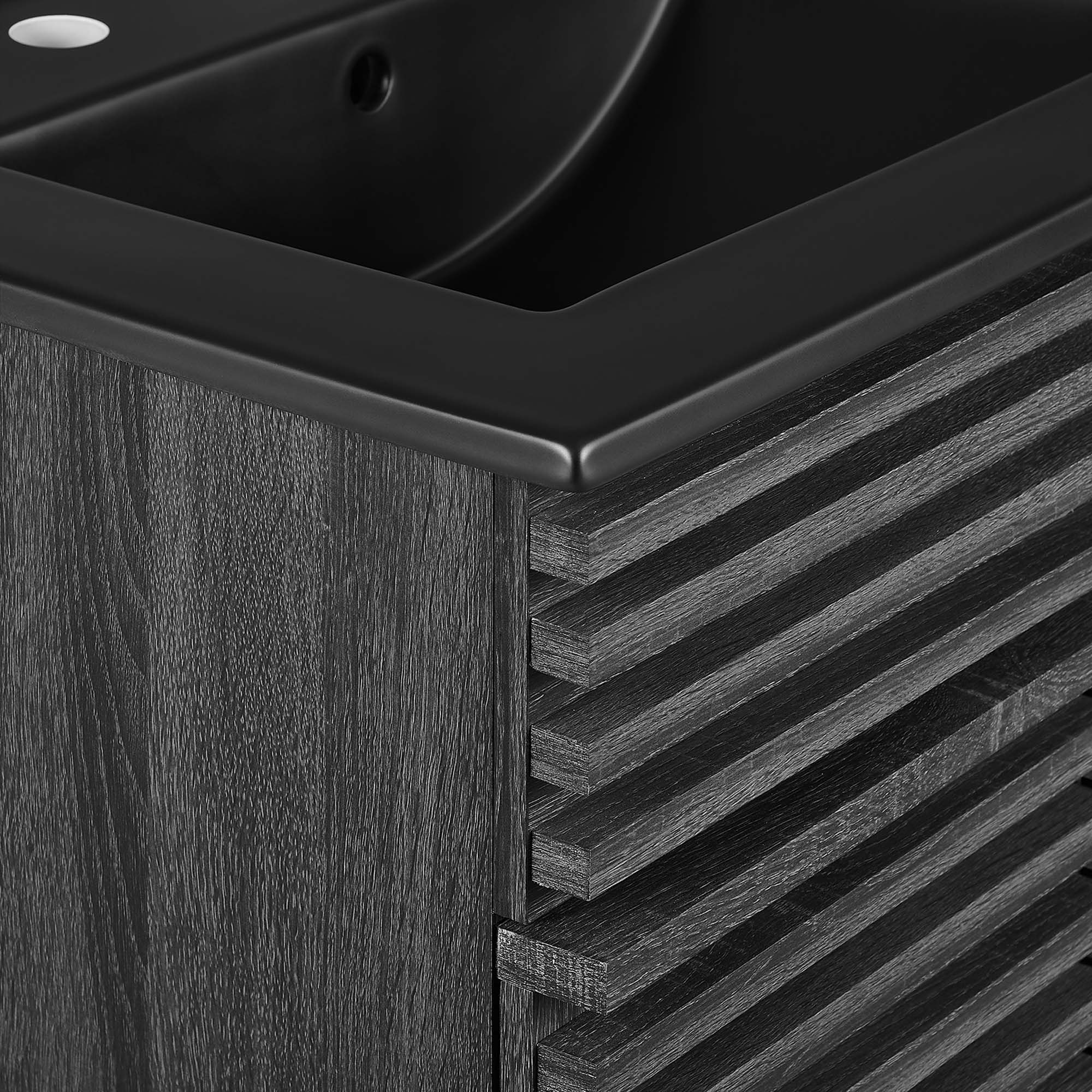 Render Bathroom Vanity with Black Basin Included by Modway