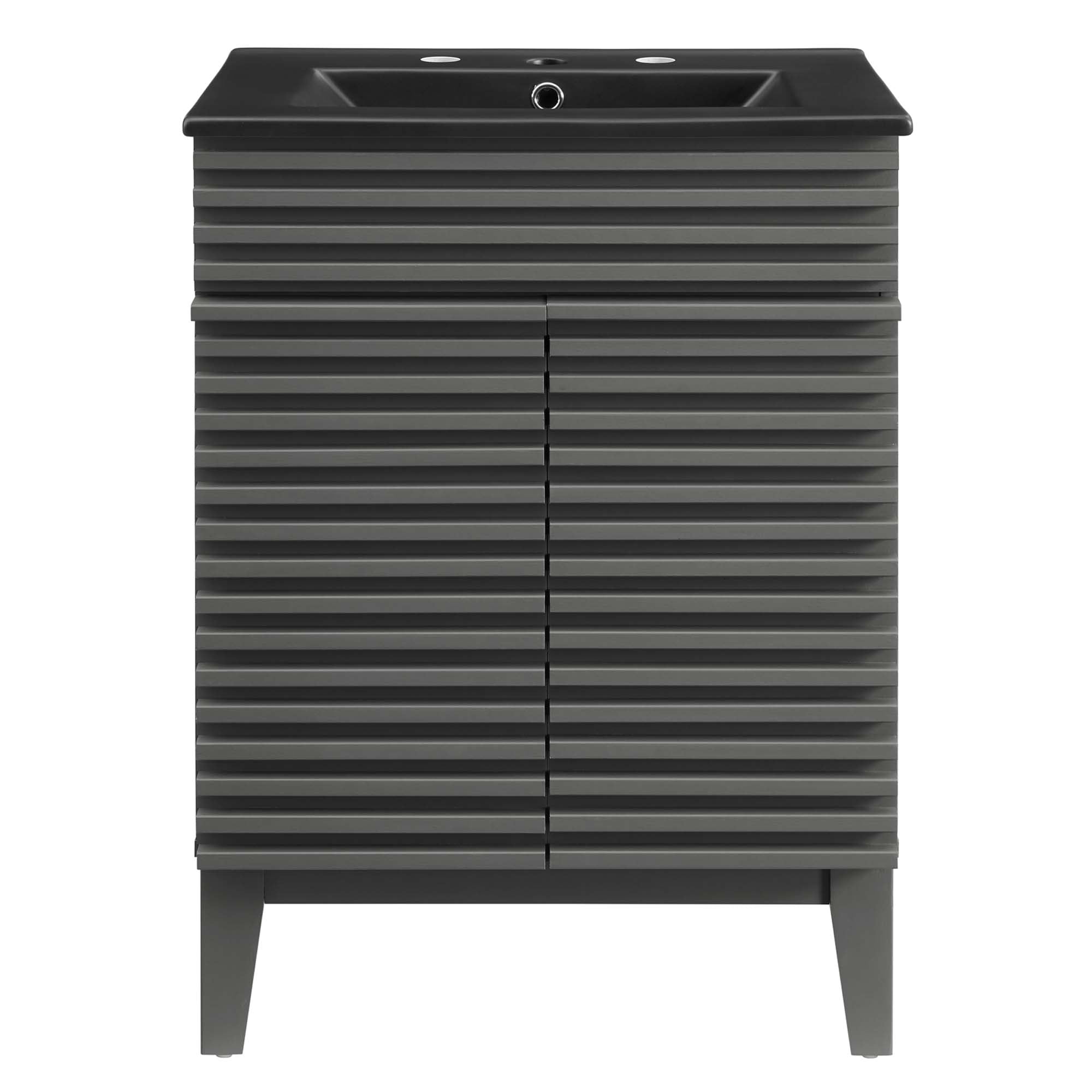 Render Bathroom Vanity with Black Basin Included by Modway