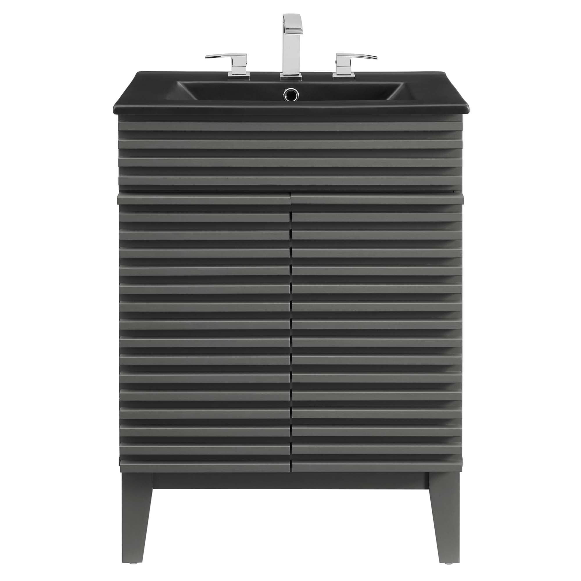 Render Bathroom Vanity with Black Basin Included by Modway