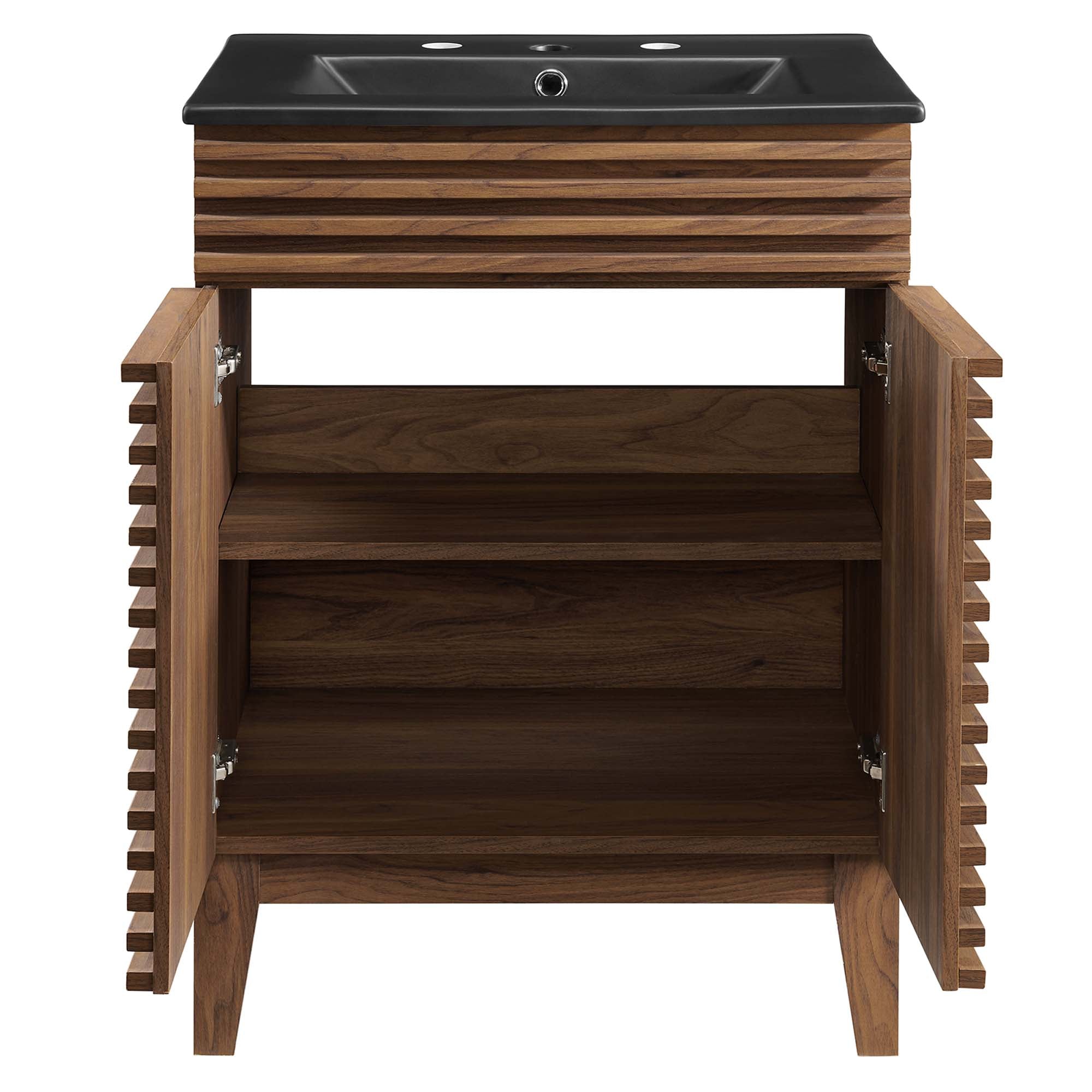Render Bathroom Vanity with Black Basin Included by Modway