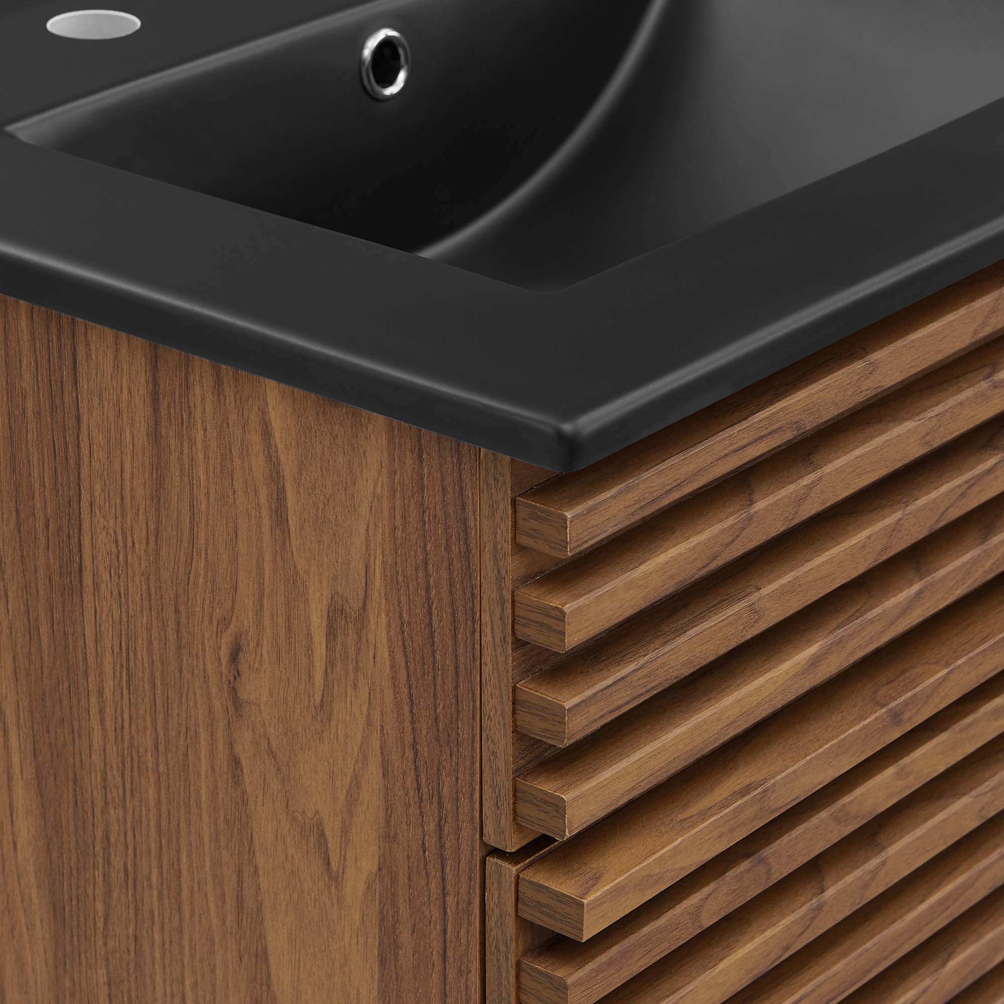 Render Bathroom Vanity with Black Basin Included by Modway