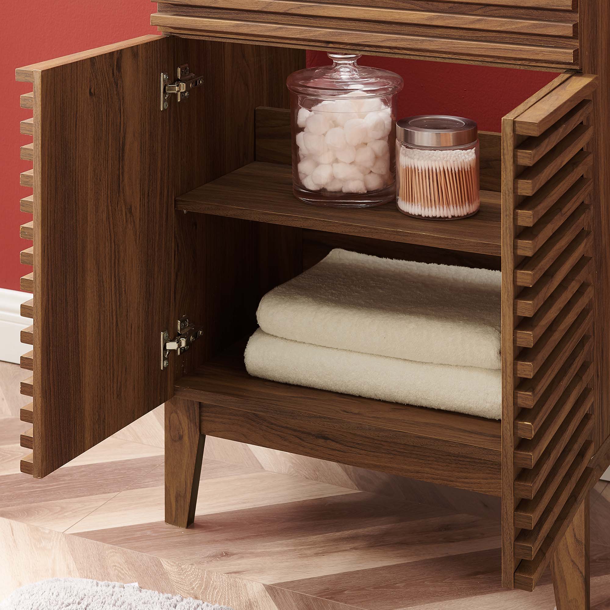 Render Bathroom Vanity with Black Basin Included by Modway