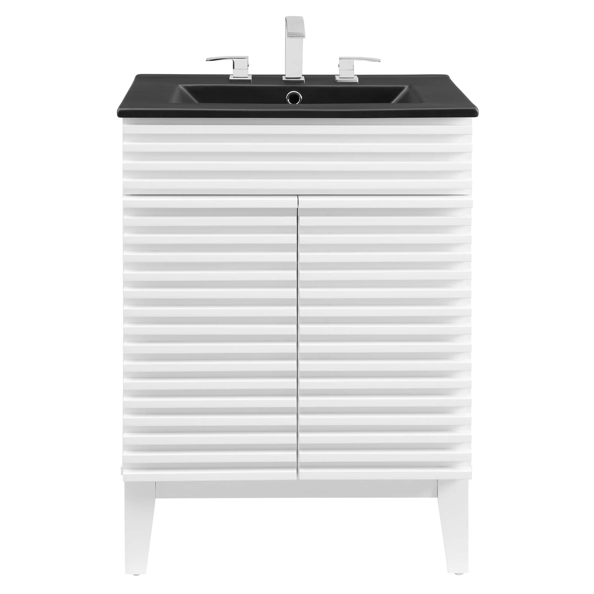 Render Bathroom Vanity with Black Basin Included by Modway