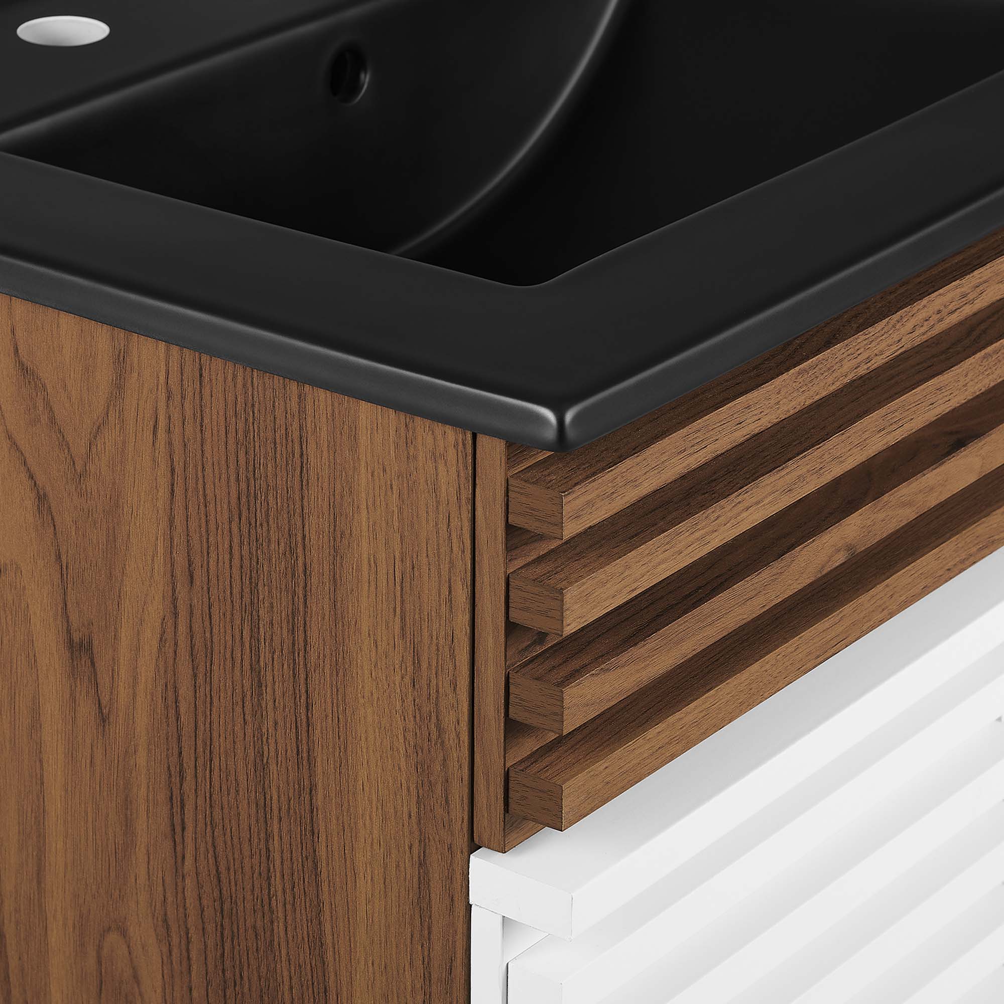 Render Bathroom Vanity with Black Basin Included by Modway