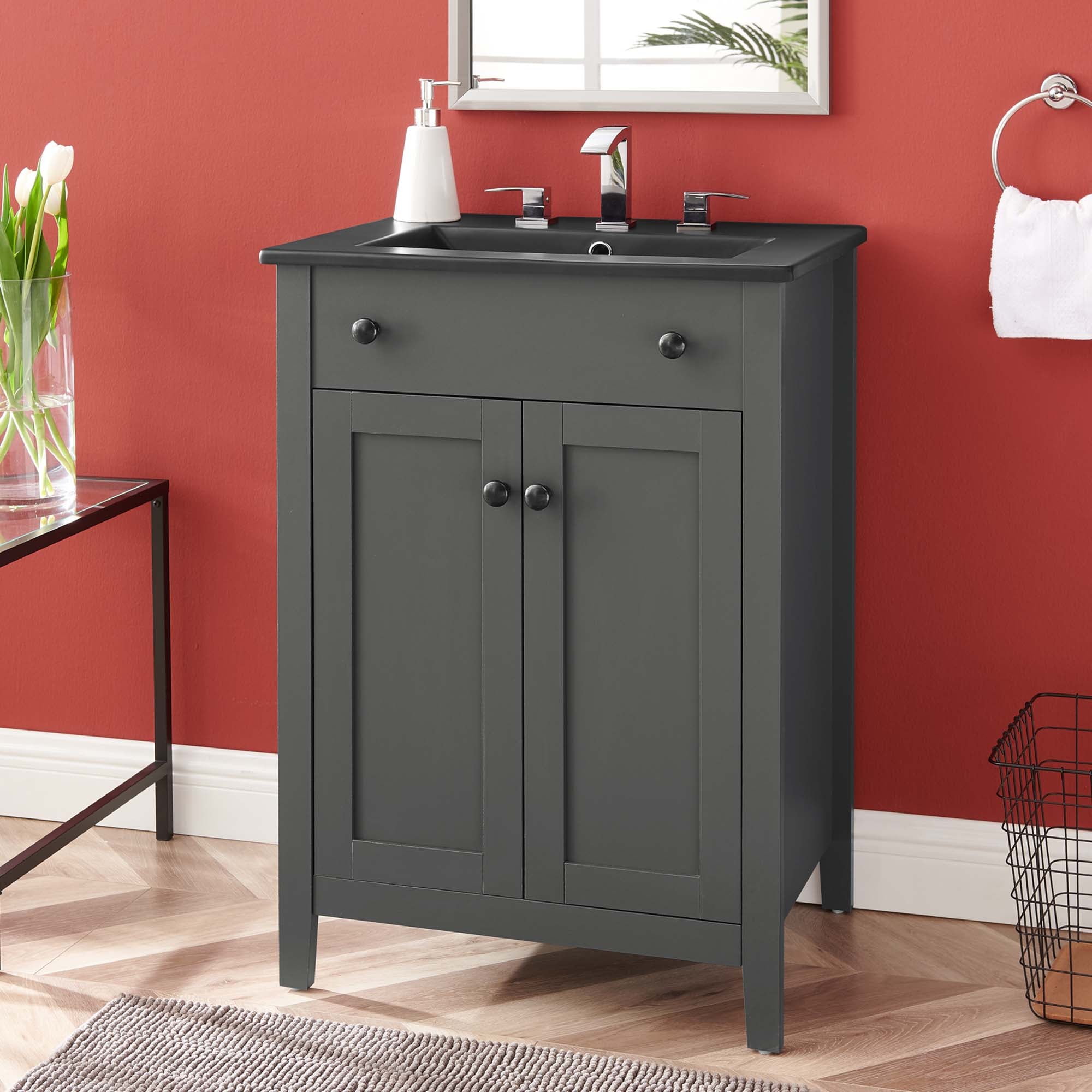 Nantucket Bathroom Vanity Basin Included by Modway