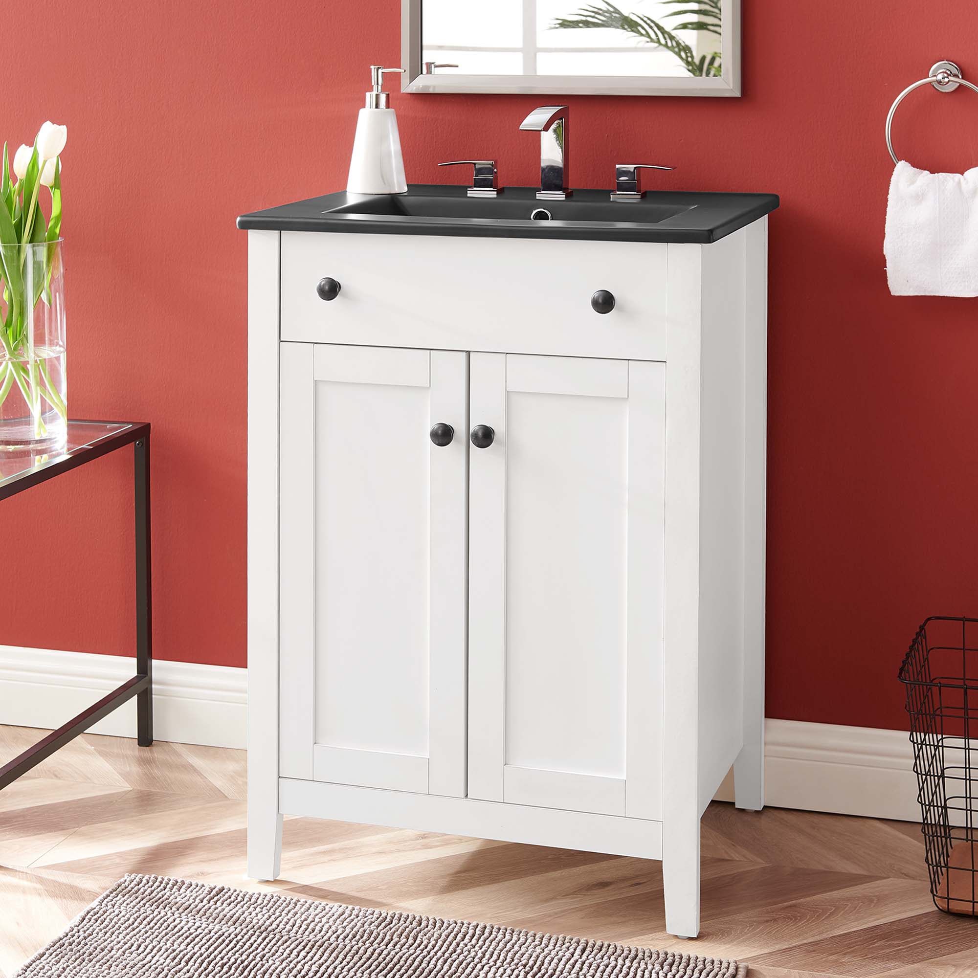 Nantucket Bathroom Vanity Basin Included by Modway