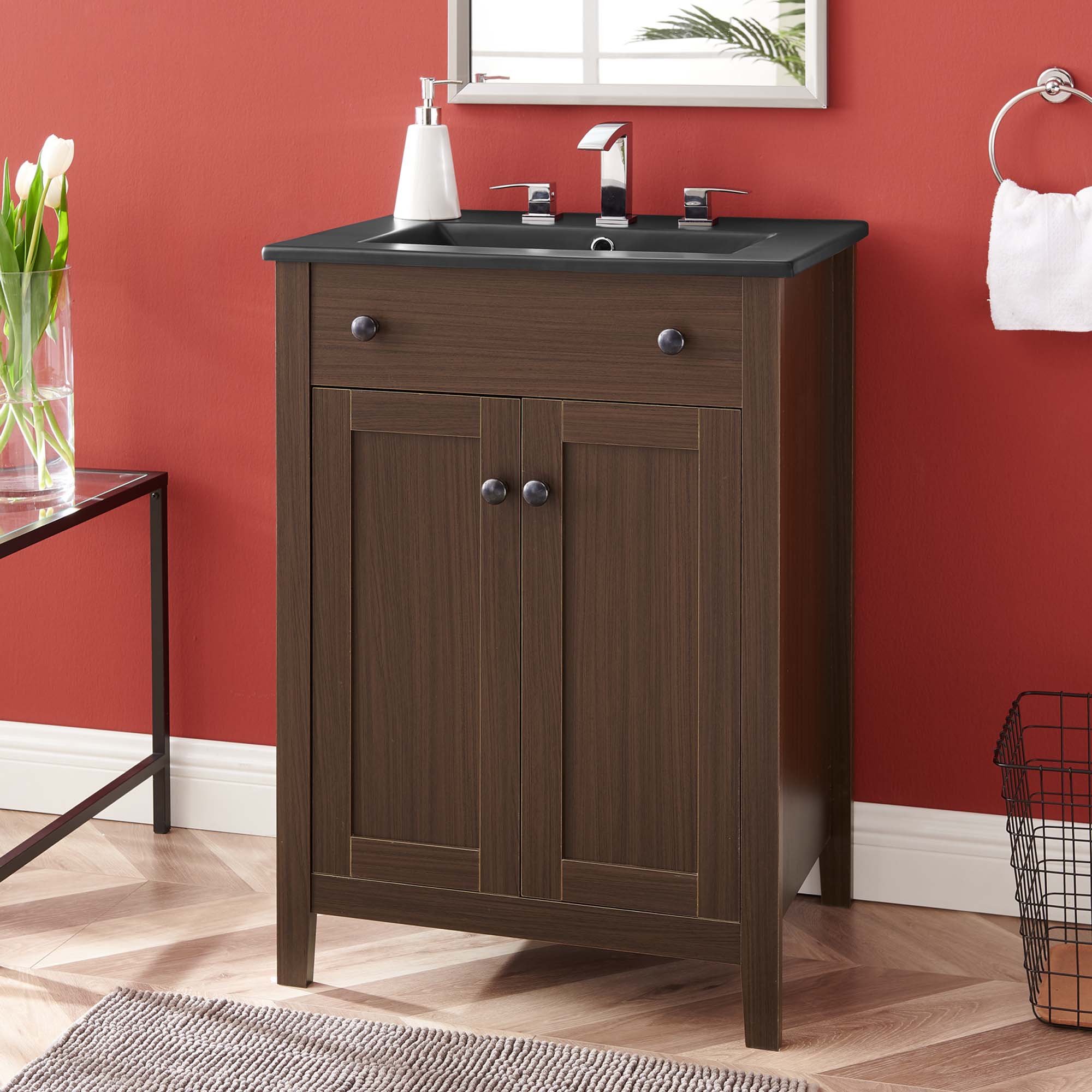 Nantucket Bathroom Vanity Basin Included by Modway
