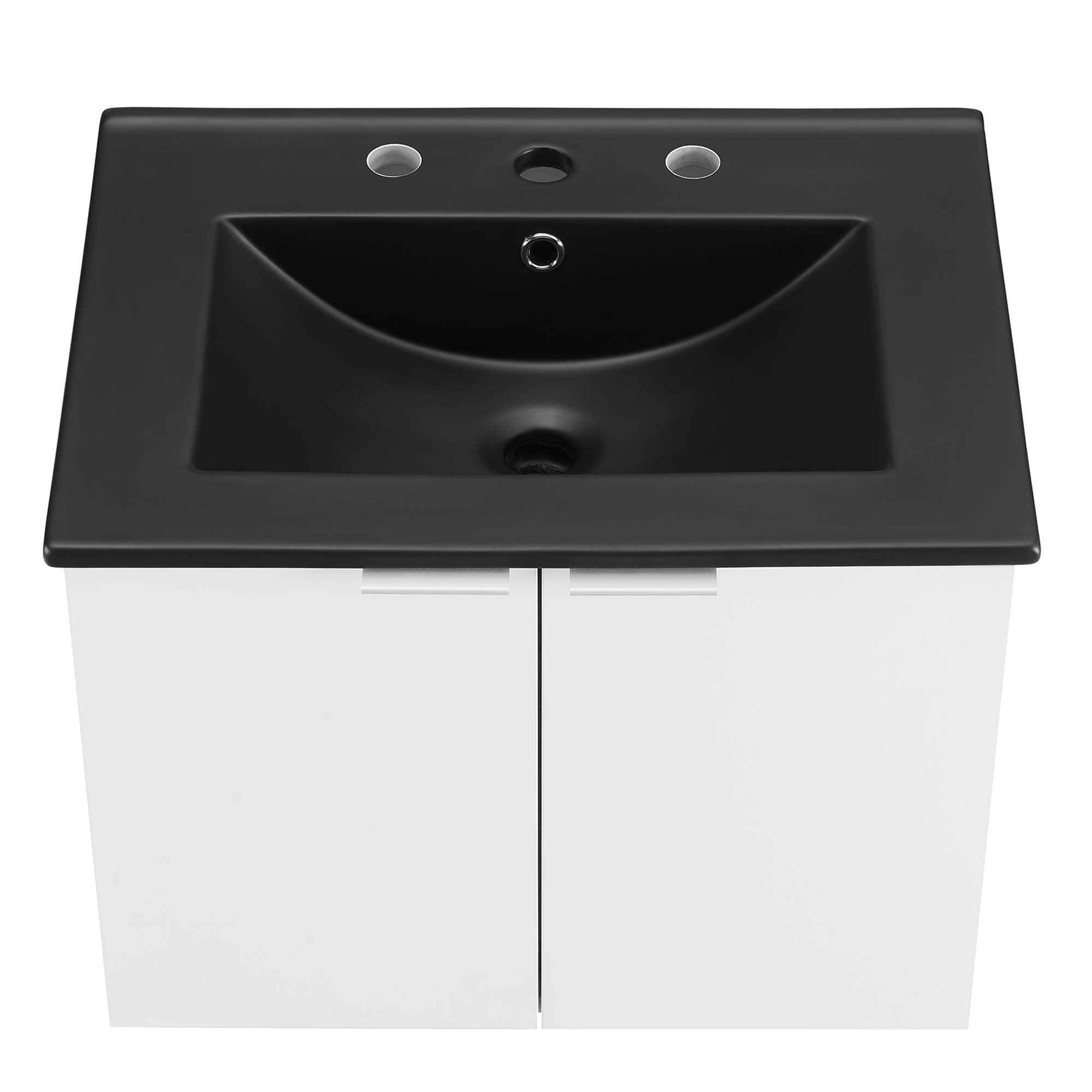 Maybelle Wall-Mount Bathroom Vanity Basin Included by Modway