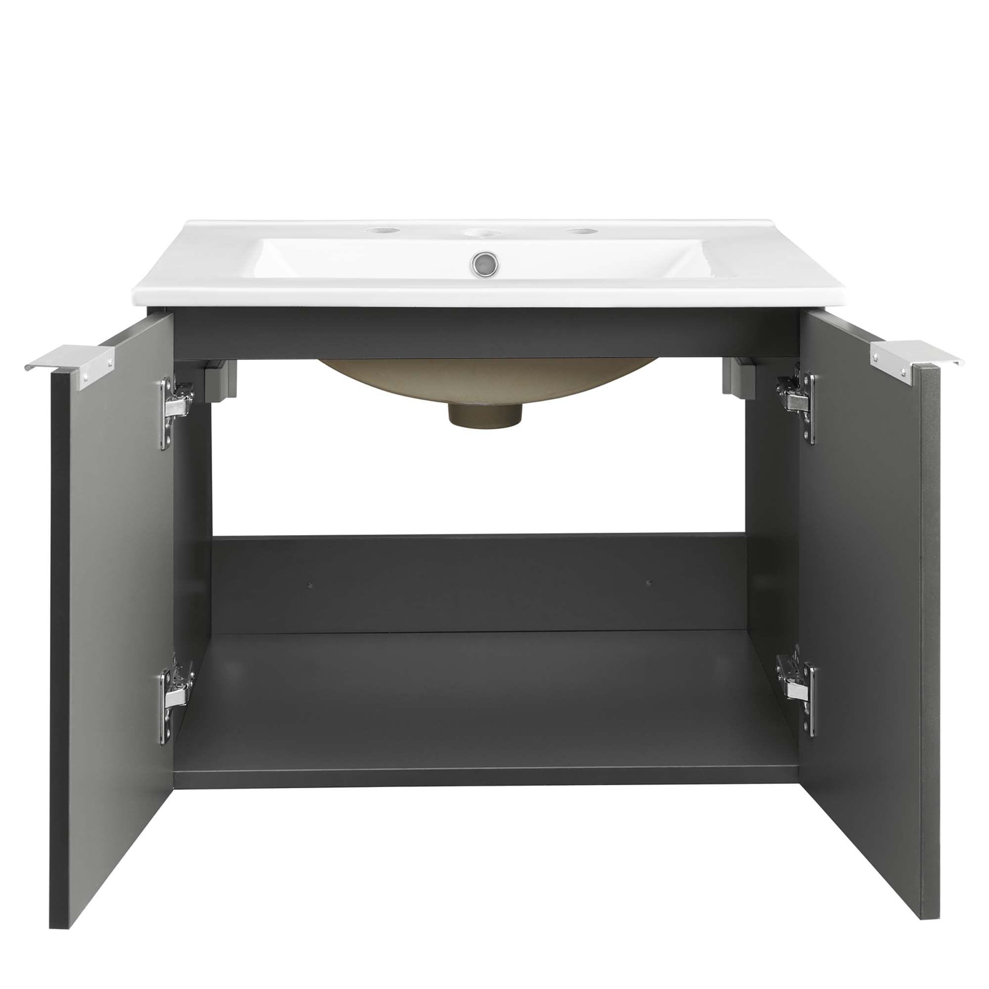 Maybelle Wall-Mount Bathroom Vanity Basin Included by Modway