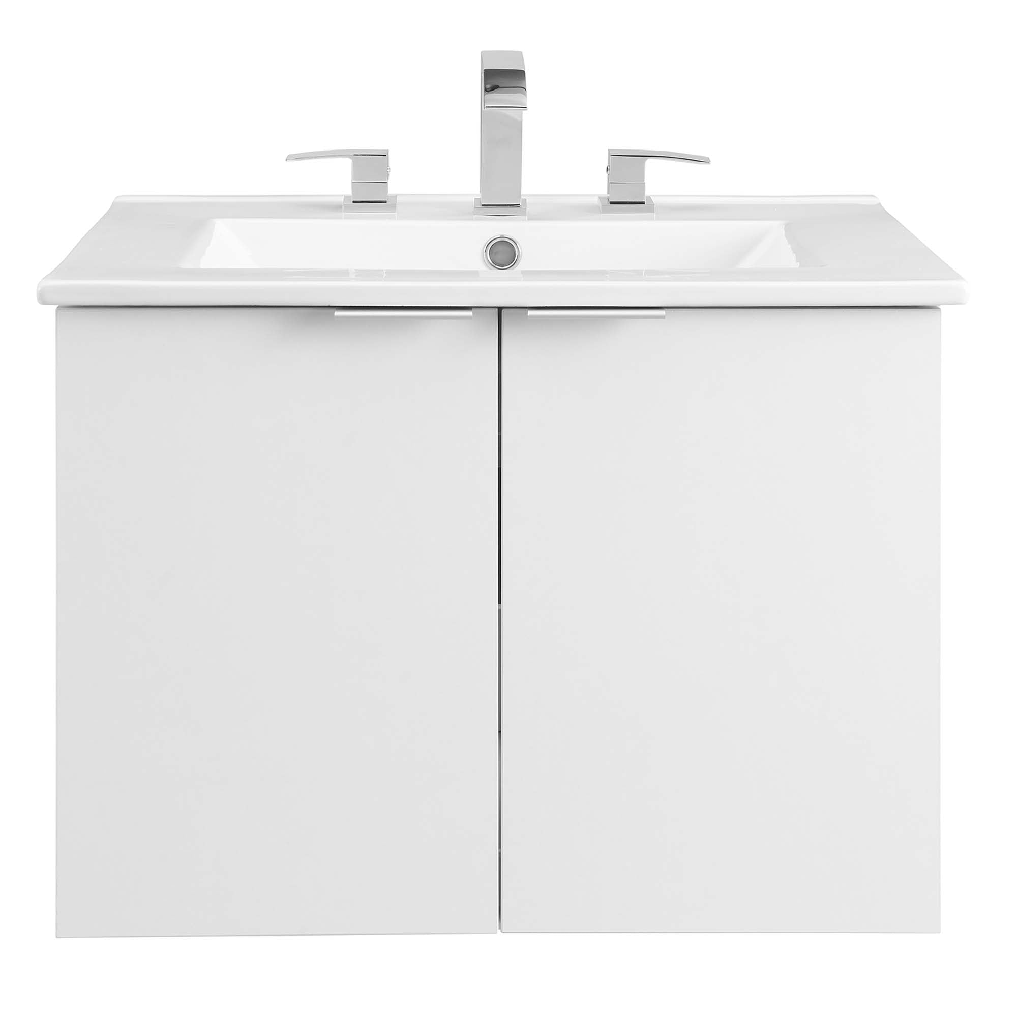 Maybelle Wall-Mount Bathroom Vanity Basin Included by Modway
