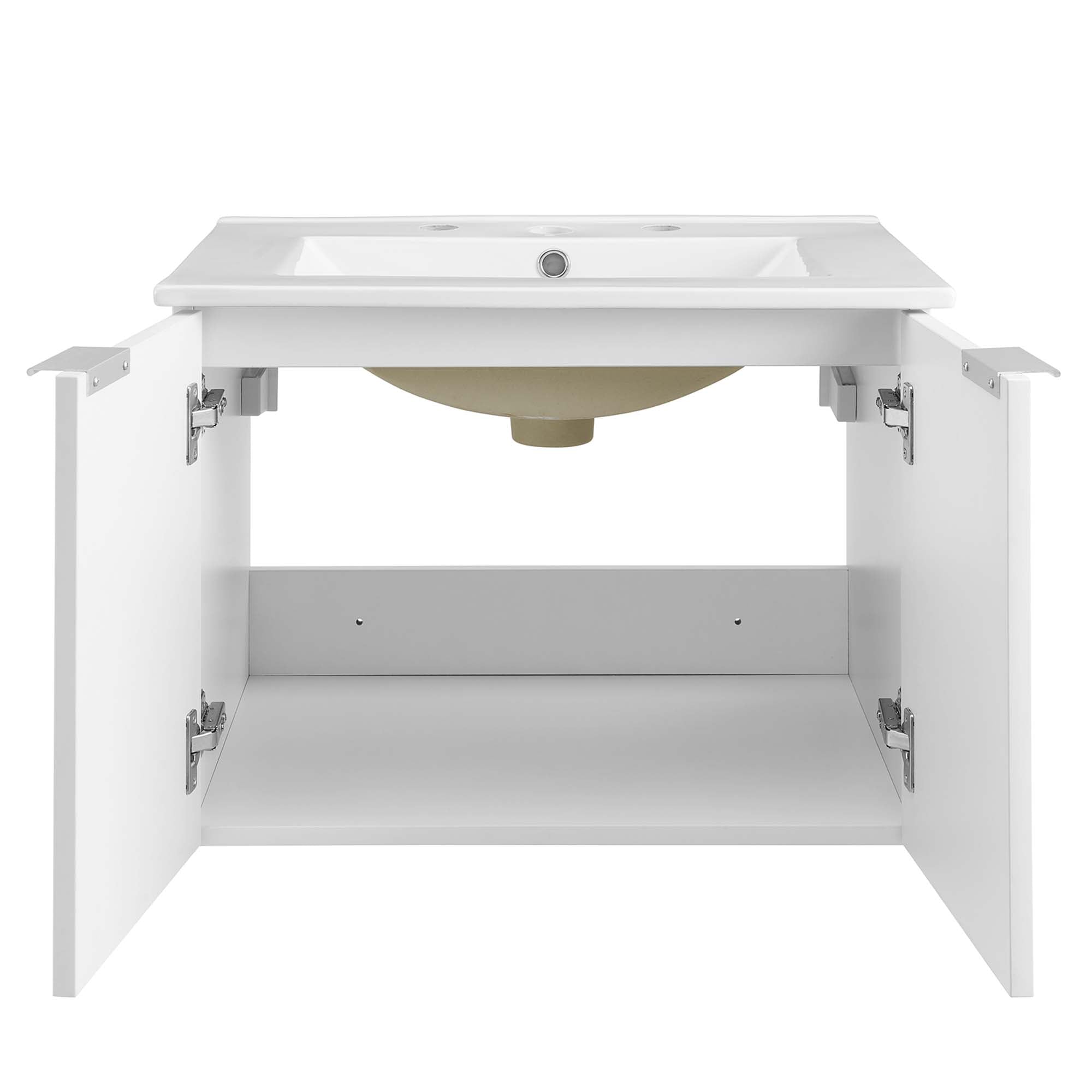 Maybelle Wall-Mount Bathroom Vanity Basin Included by Modway