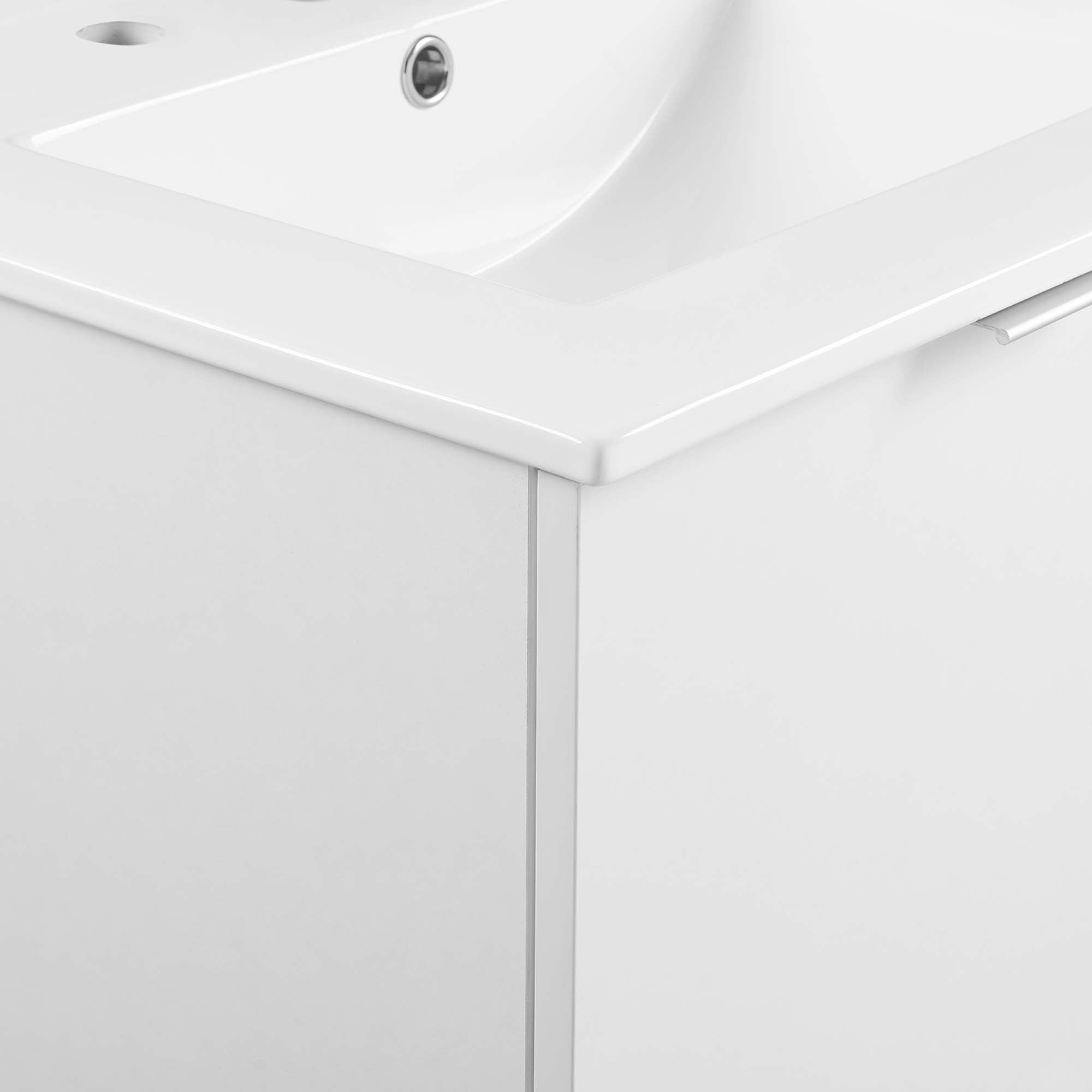 Maybelle Wall-Mount Bathroom Vanity Basin Included by Modway