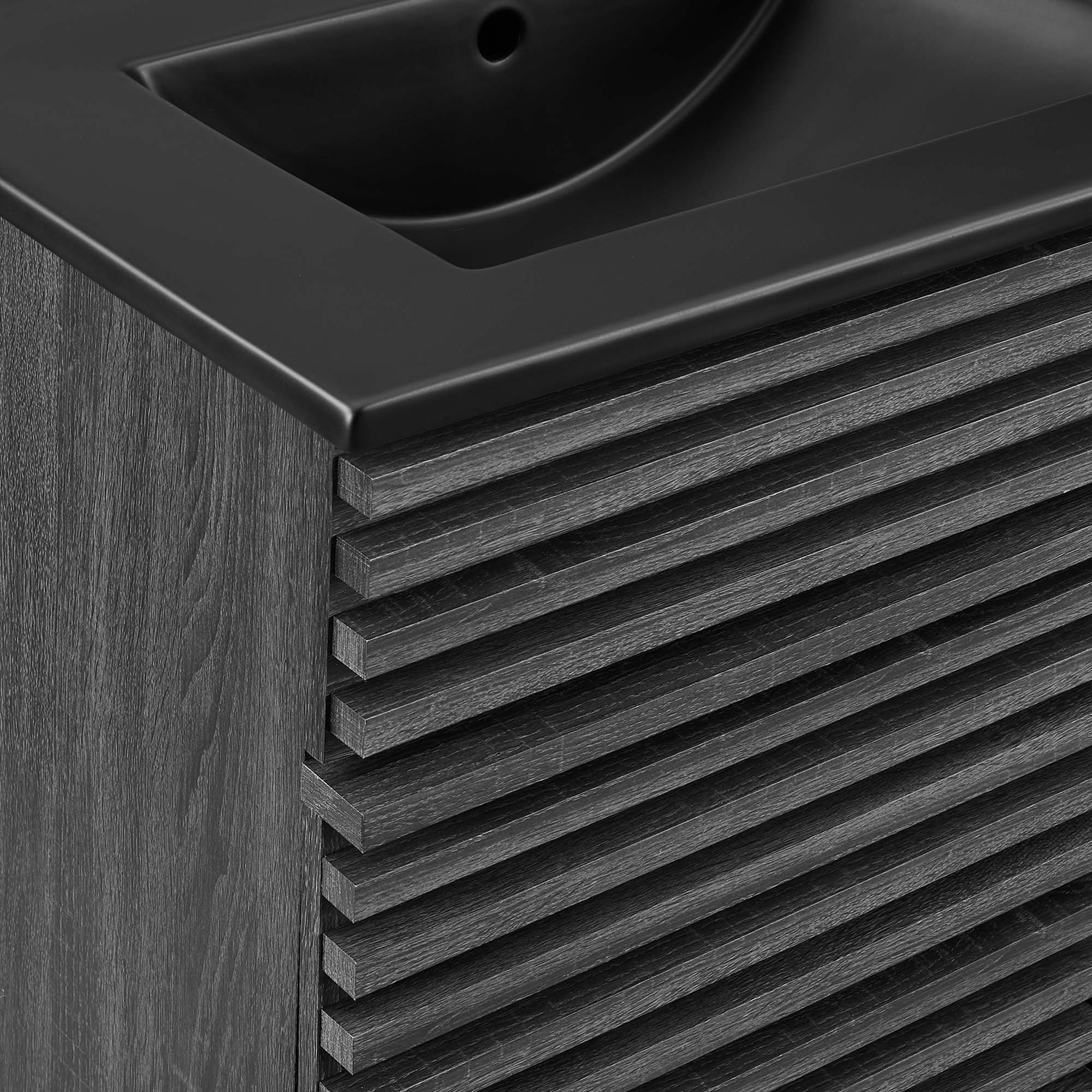 Render 48" Bathroom Vanity with Black Basin Included by Modway