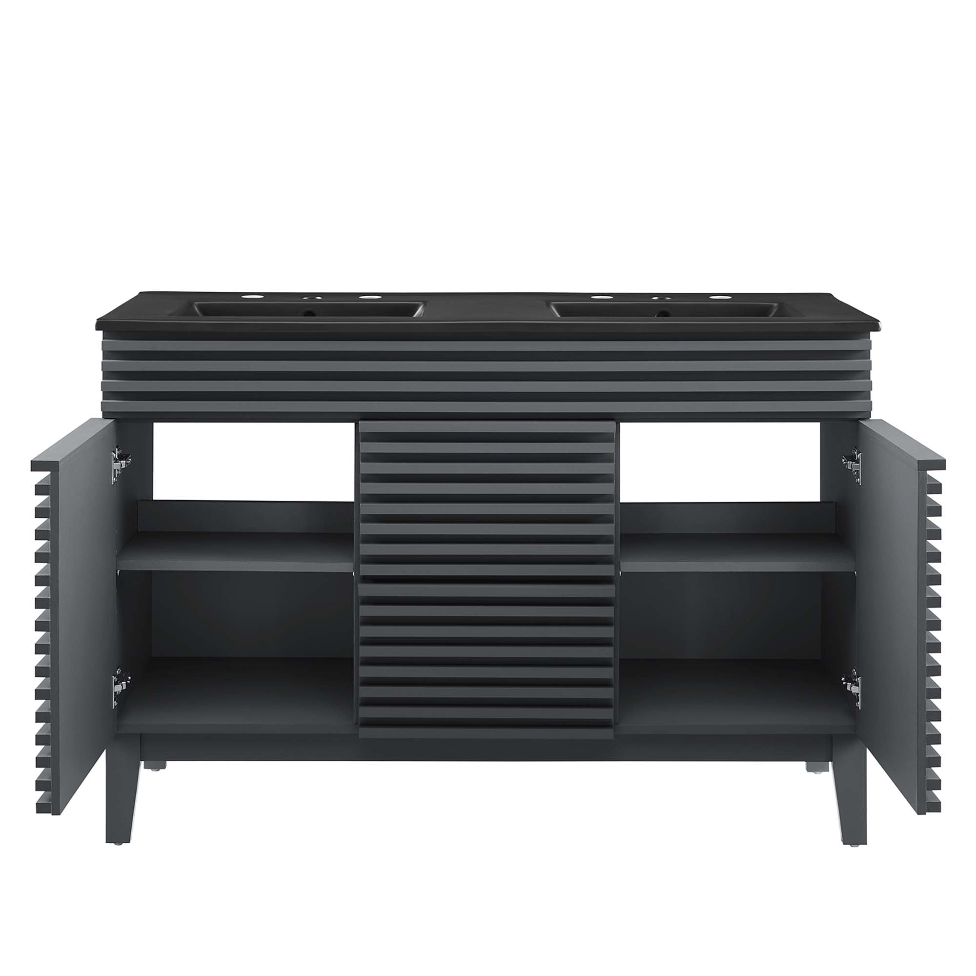 Render 48" Bathroom Vanity with Black Basin Included by Modway