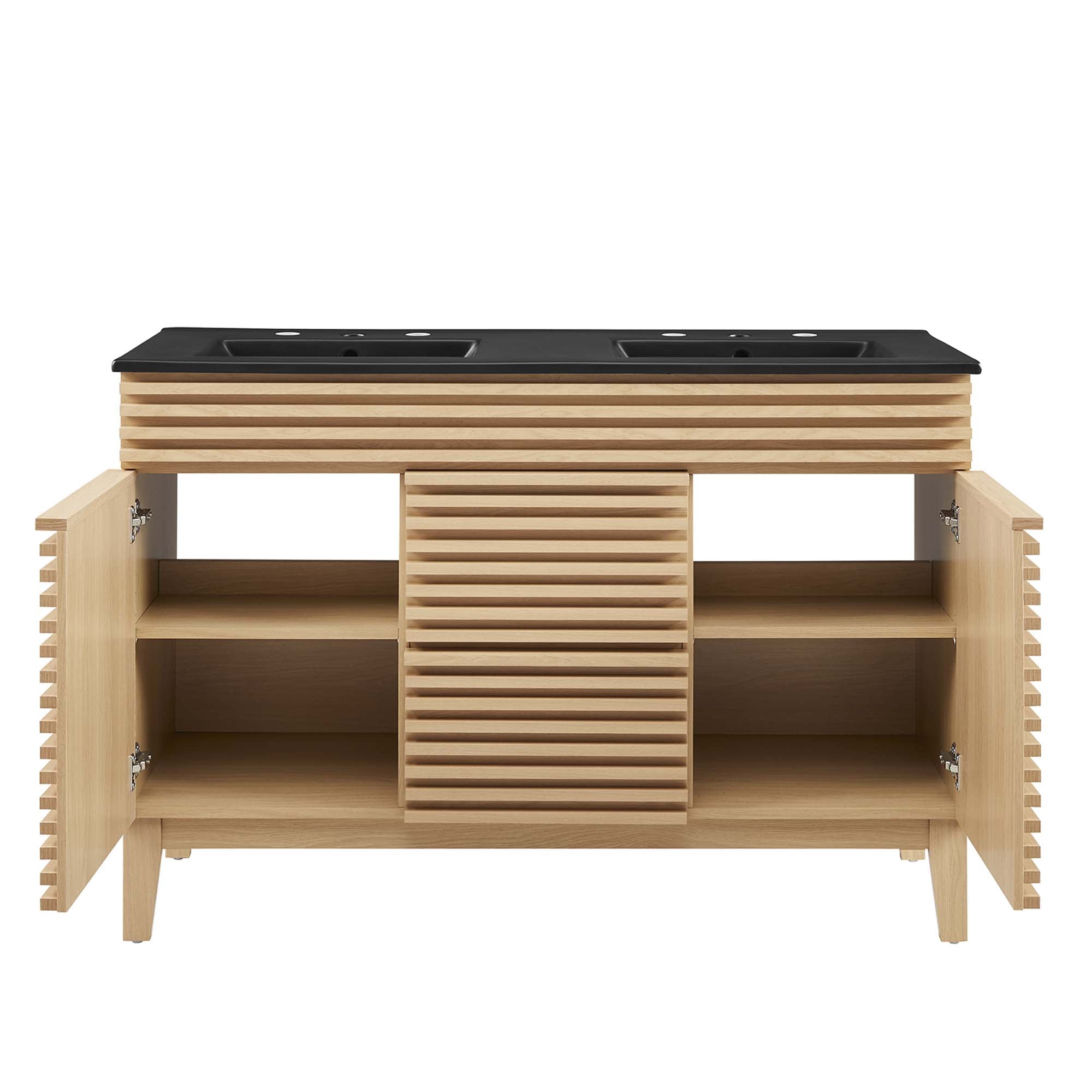 Render 48" Bathroom Vanity with Black Basin Included by Modway