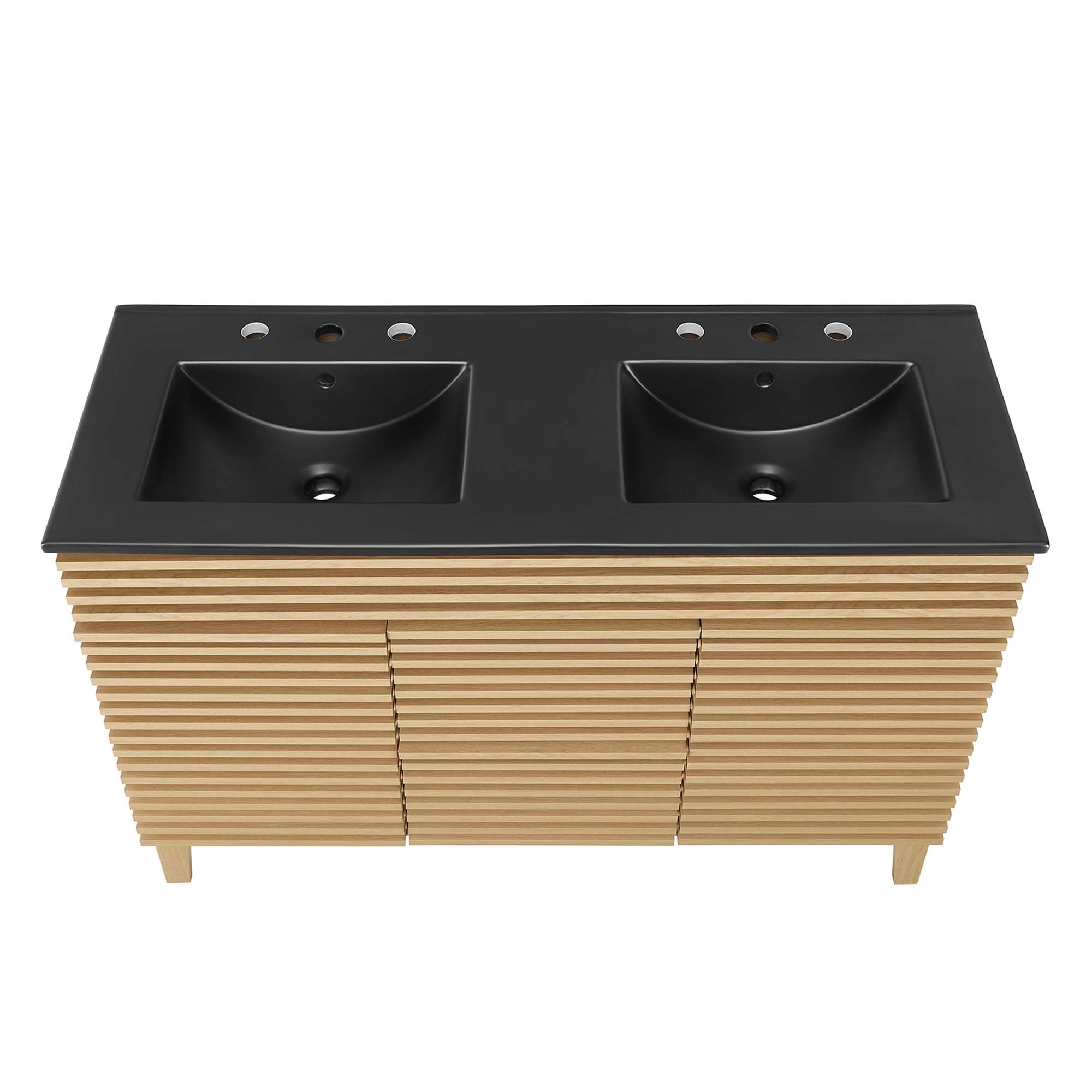 Render 48" Bathroom Vanity with Black Basin Included by Modway