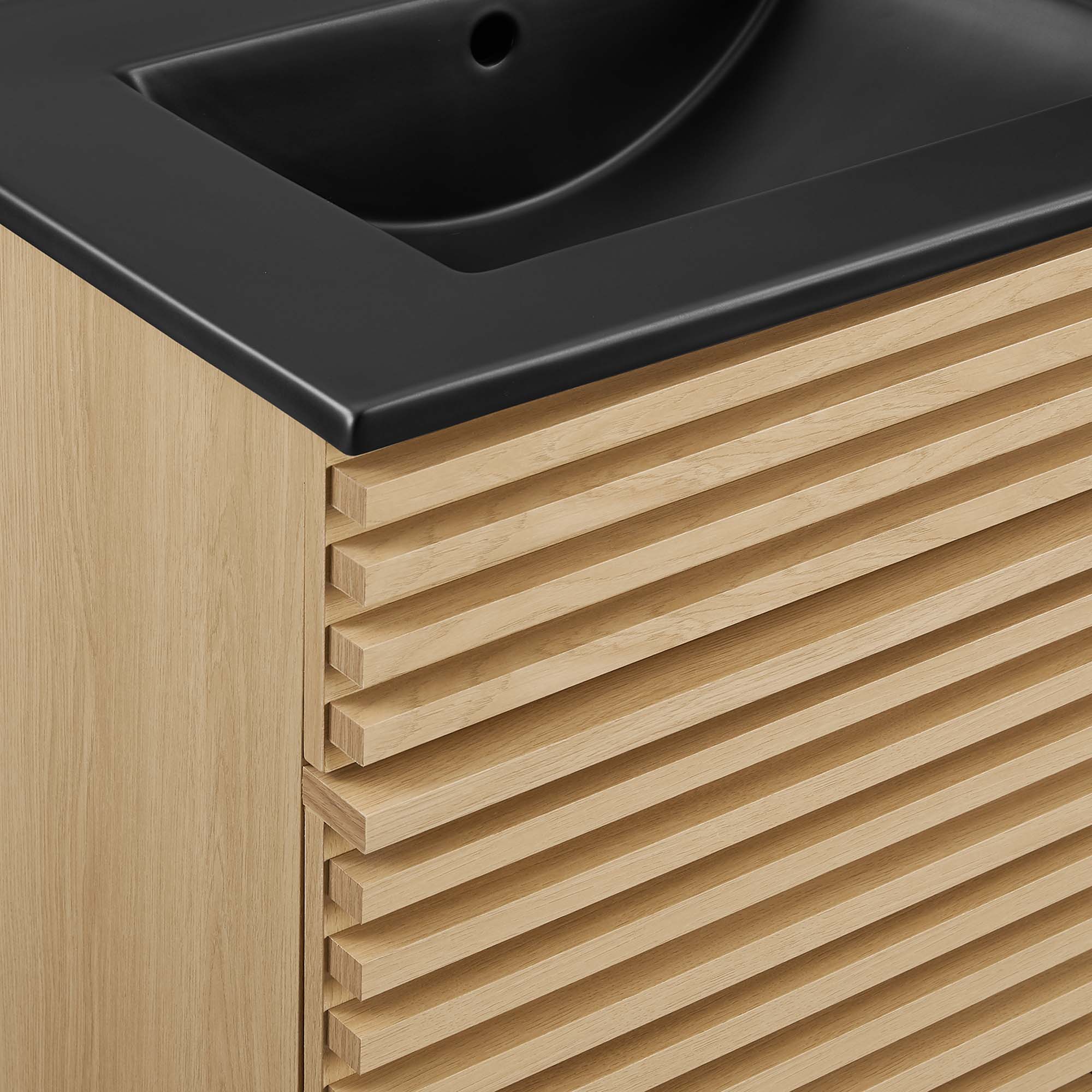Render 48" Bathroom Vanity with Black Basin Included by Modway