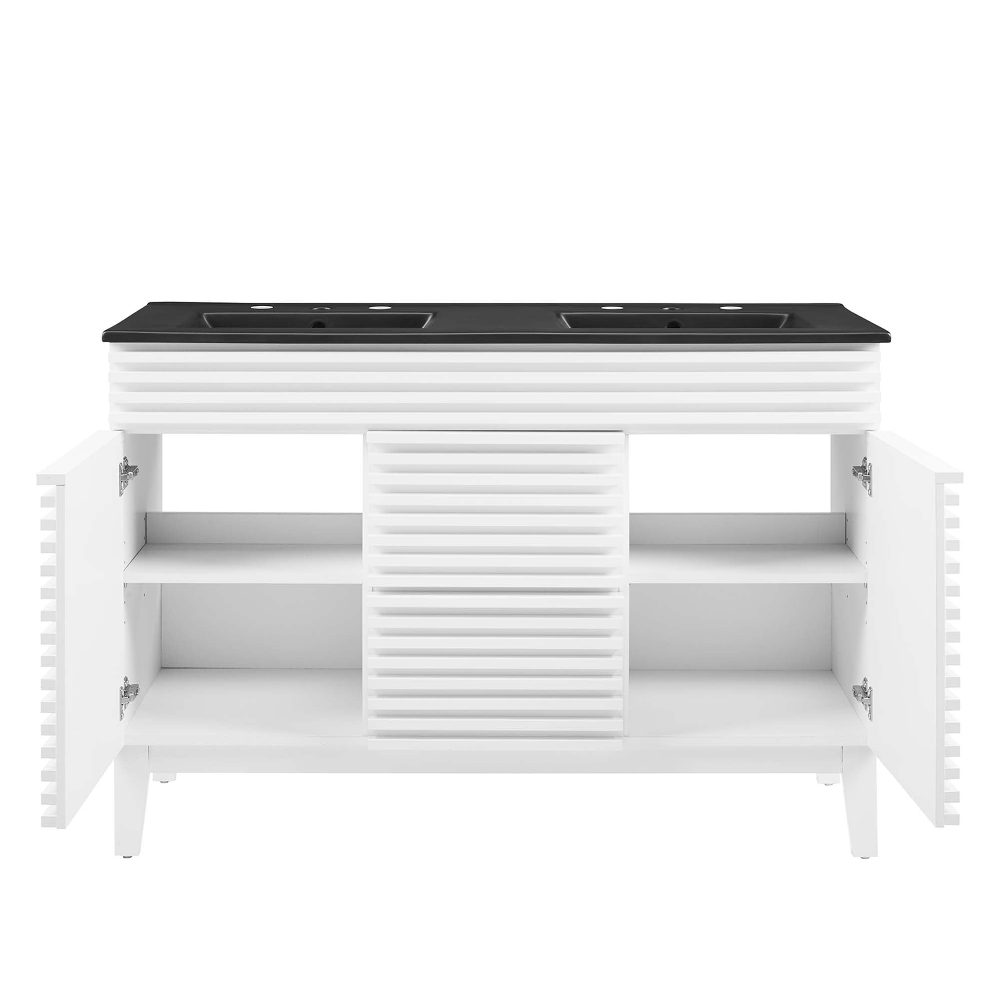 Render 48" Bathroom Vanity with Black Basin Included by Modway