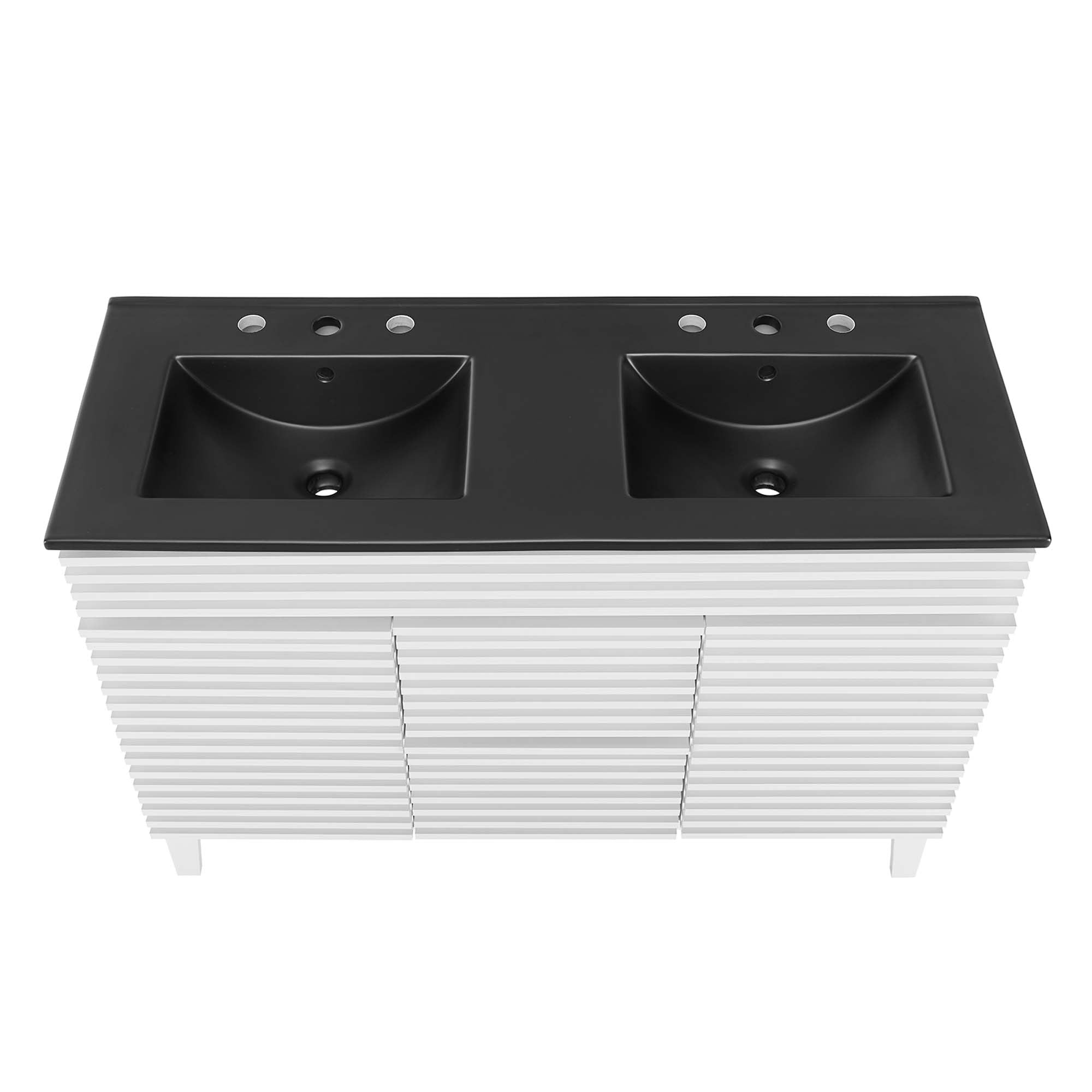 Render 48" Bathroom Vanity with Black Basin Included by Modway