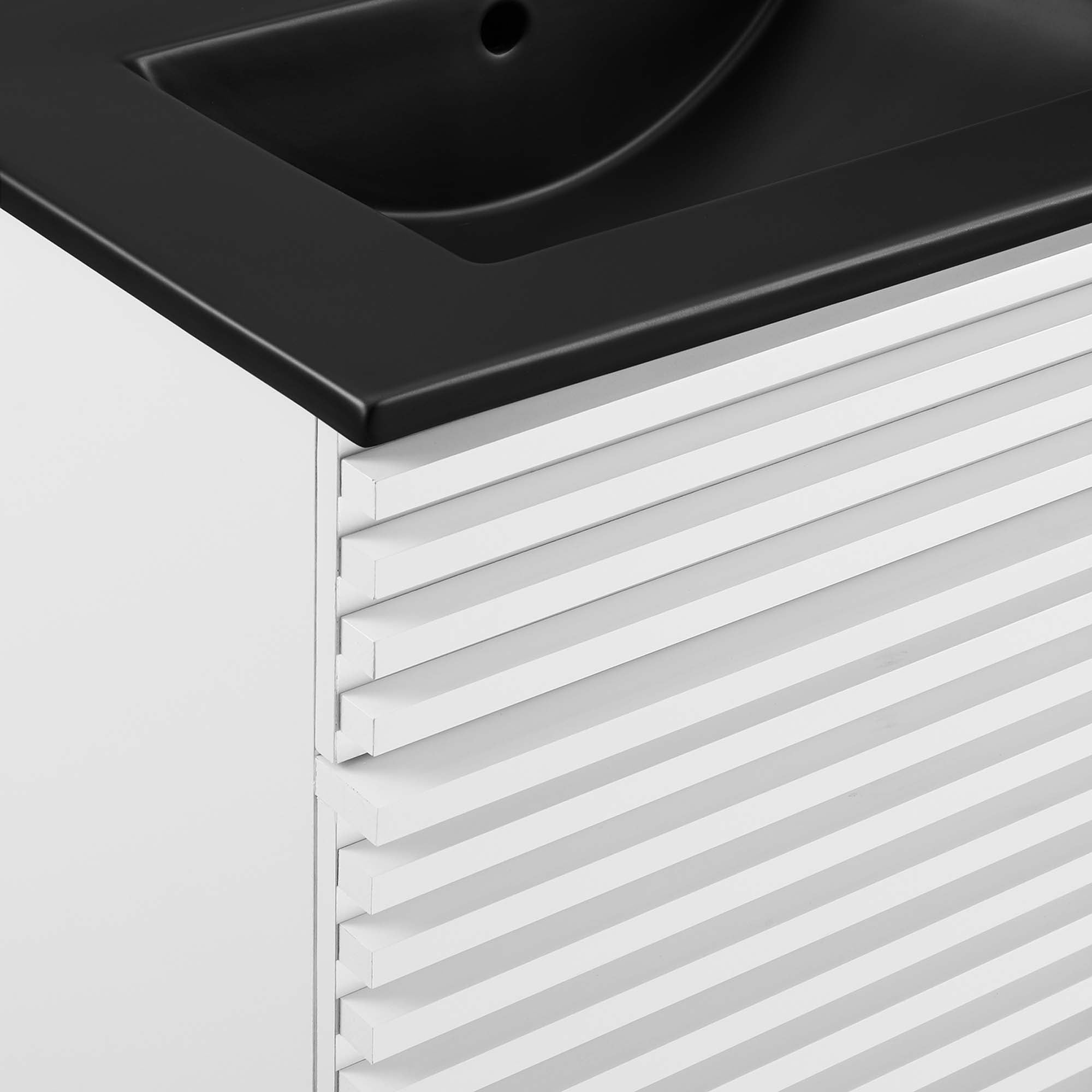 Render 48" Bathroom Vanity with Black Basin Included by Modway