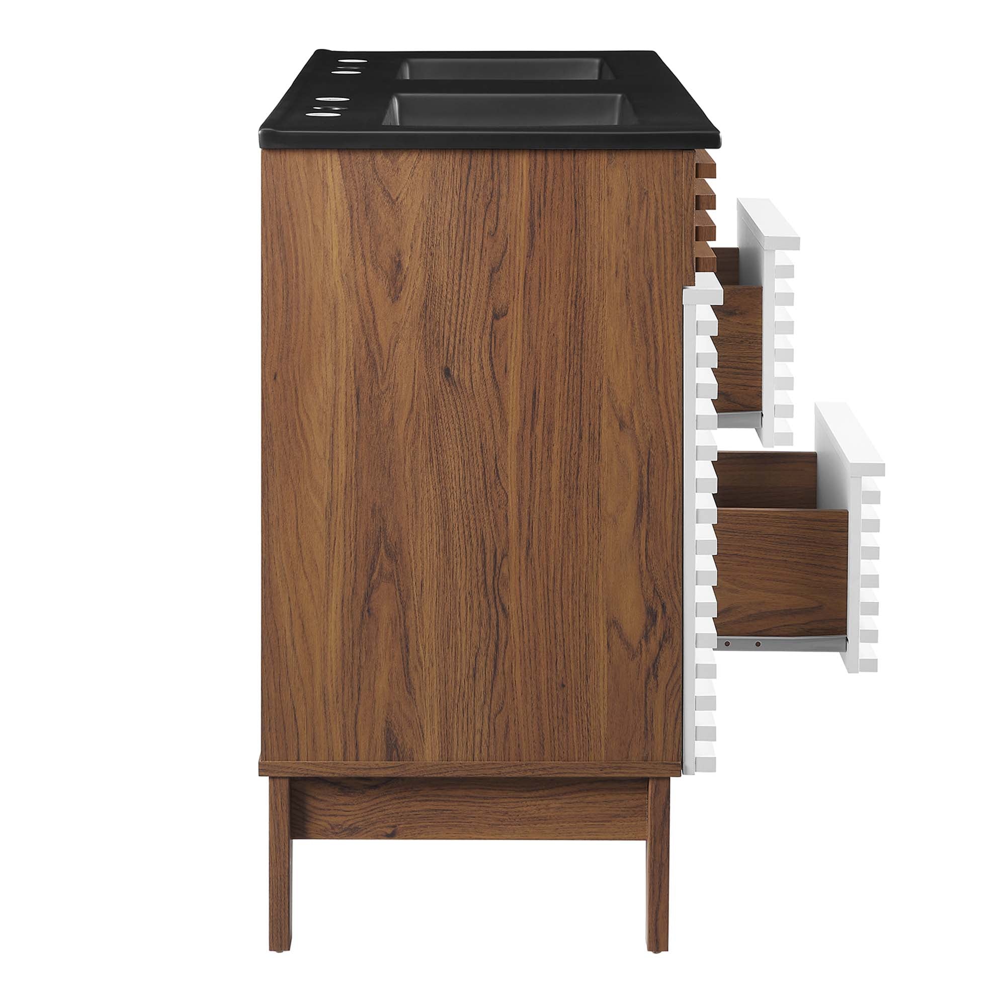 Render 48" Bathroom Vanity with Black Basin Included by Modway