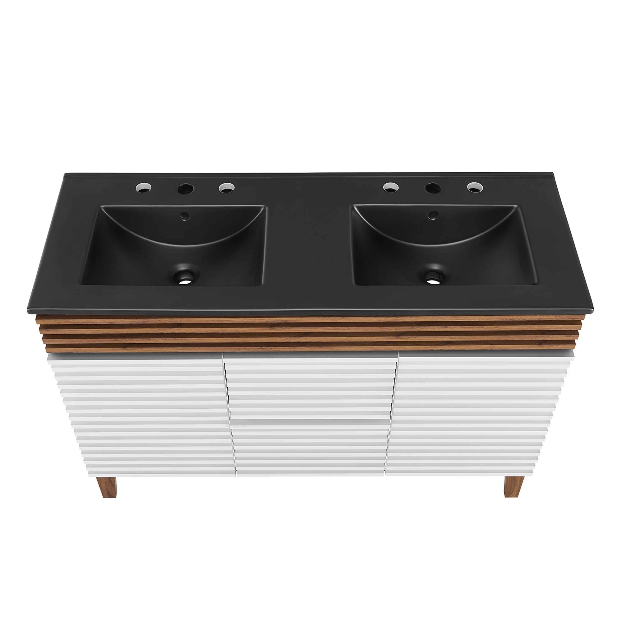 Render 48" Bathroom Vanity with Black Basin Included by Modway