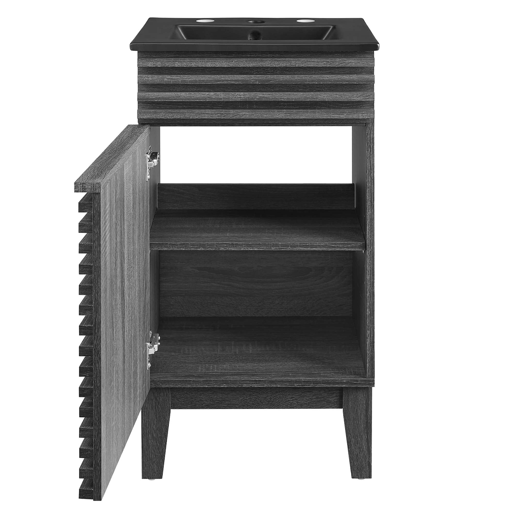 Render Bathroom Vanity with Black Basin Included by Modway