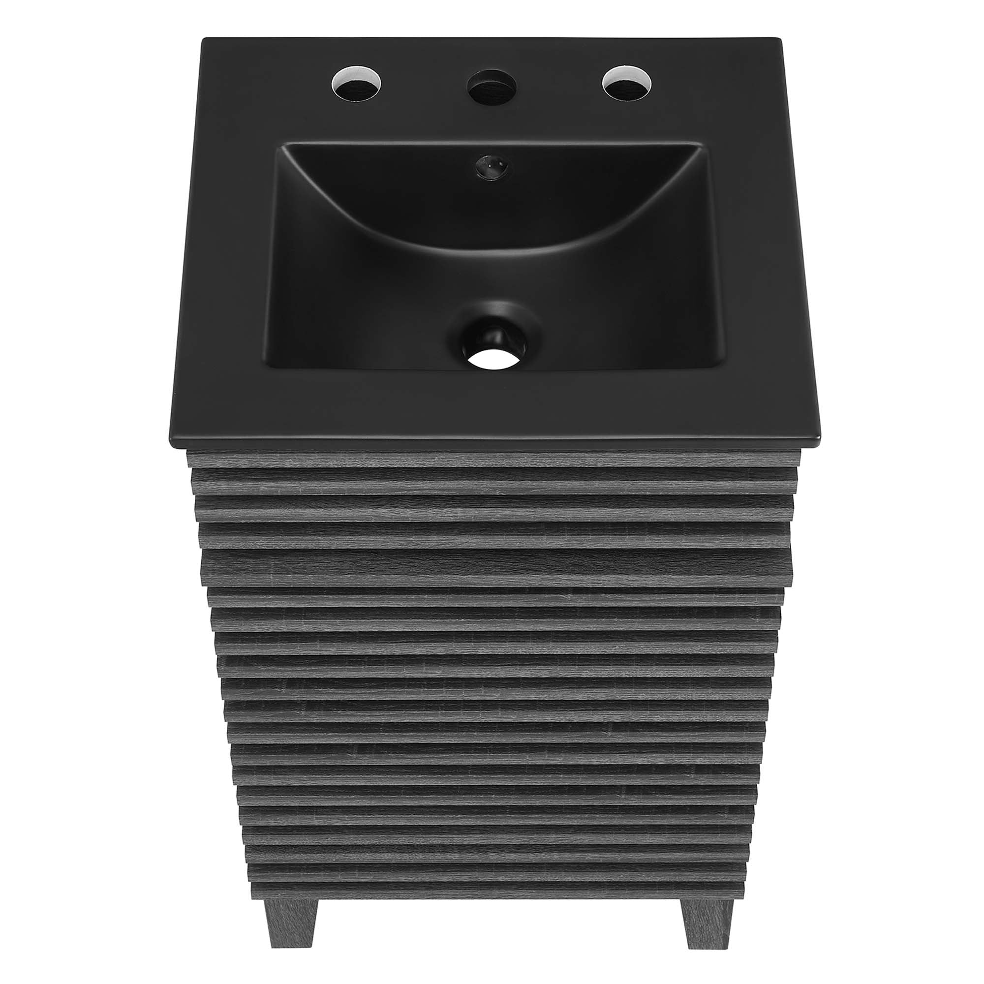 Render Bathroom Vanity with Black Basin Included by Modway